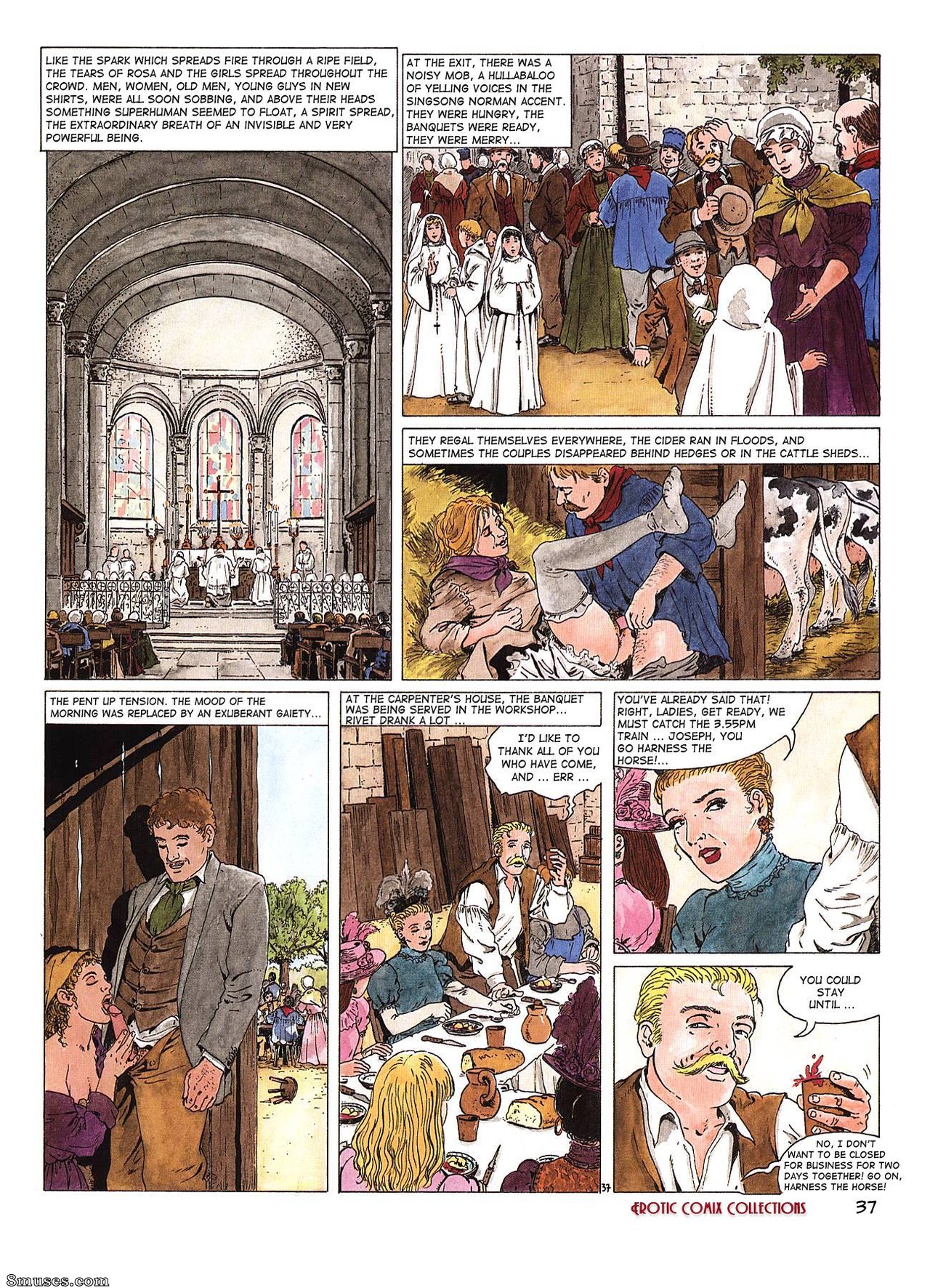 Hugdebert Comics - La casa Tellier - Página 38