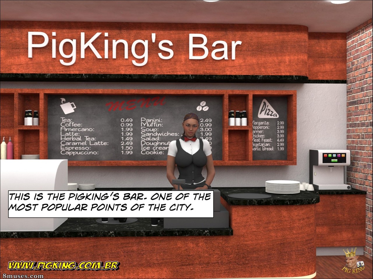 Pigking's Bar - Issue 1 - Page 1