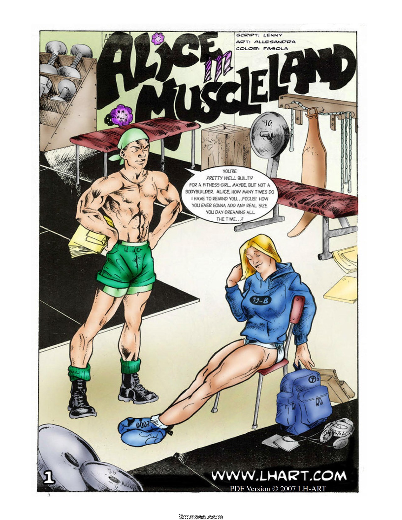Alice em Musculolândia - Edição 1 - Página 1