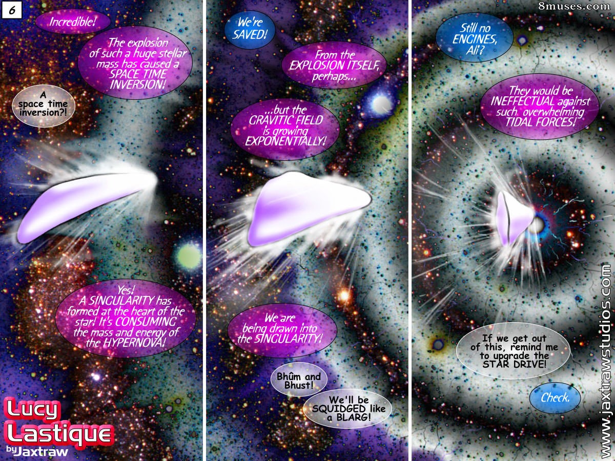Jaxtraw Studios Comics - Lucy Lastique - 03 - Naked Singularity - Page 12