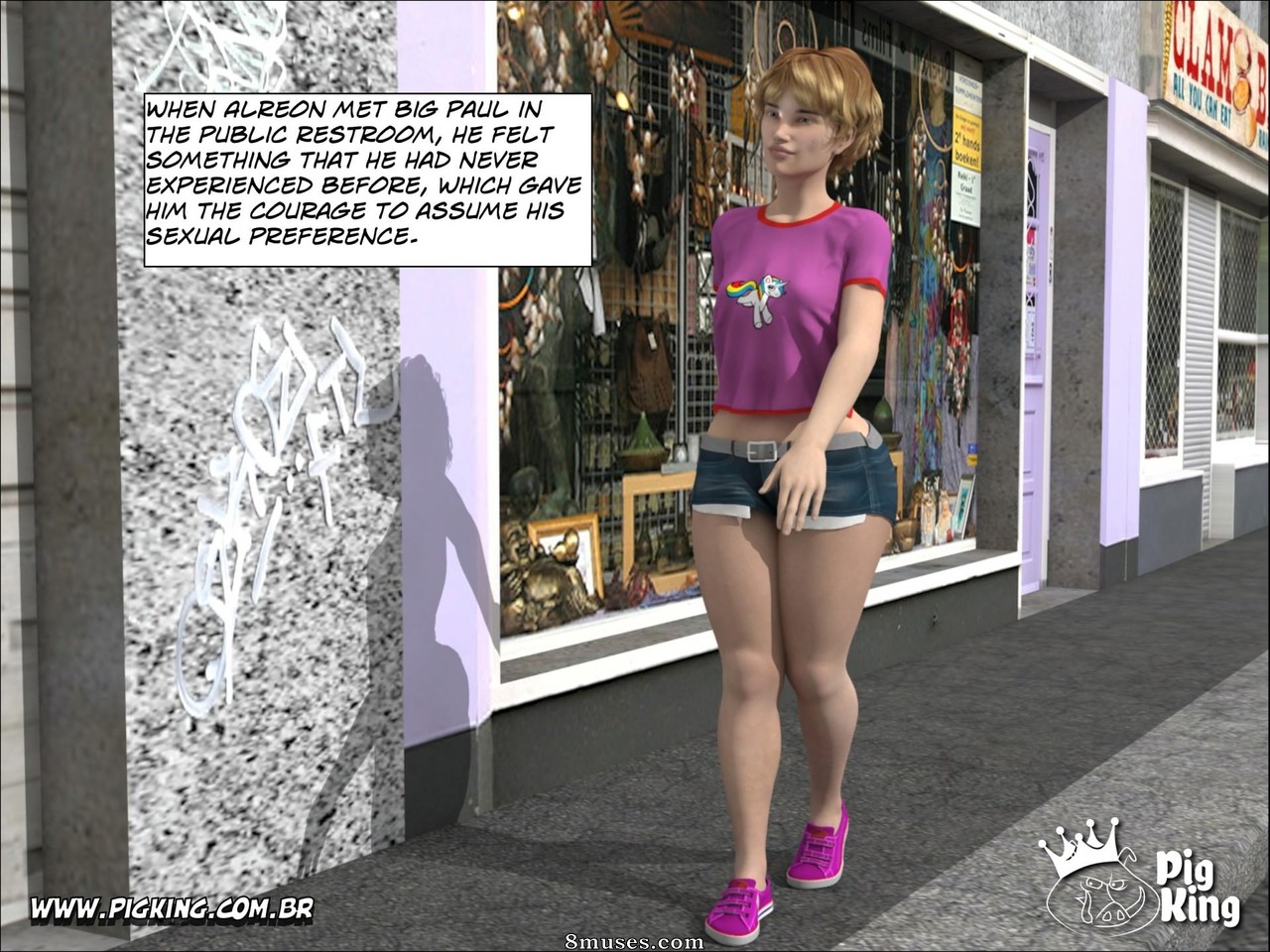 PigKing - CrazyDad Comics - Crossdressing - Página 2