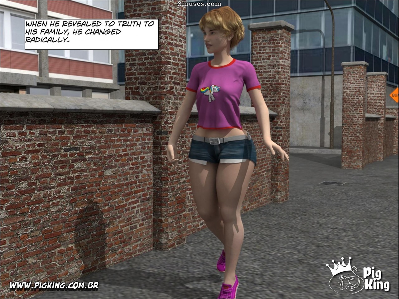 PigKing - CrazyDad Comics - Crossdressing - Página 3
