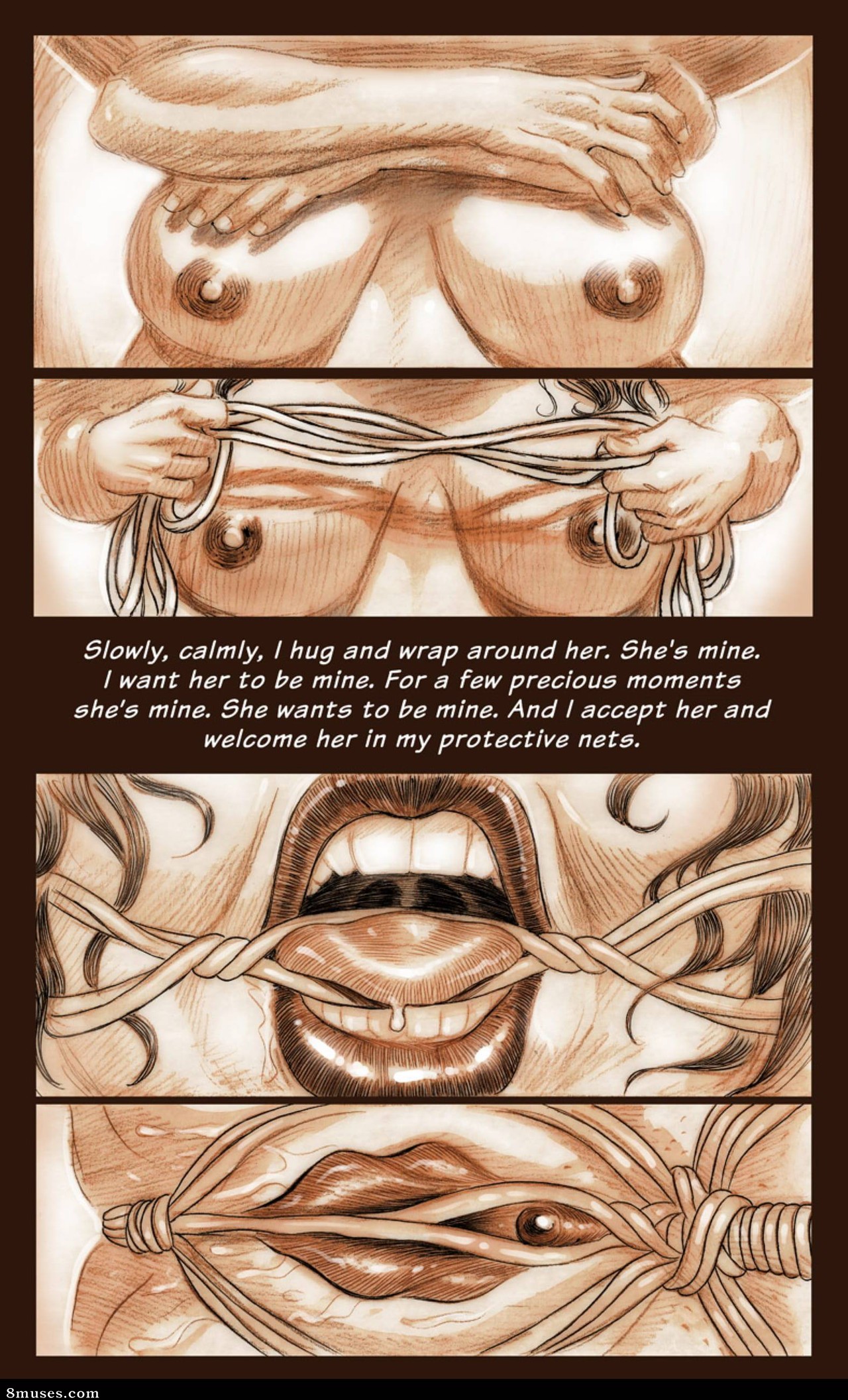 Coax Comics - Enfermo de azúcar: sueño de bondage - Página 6
