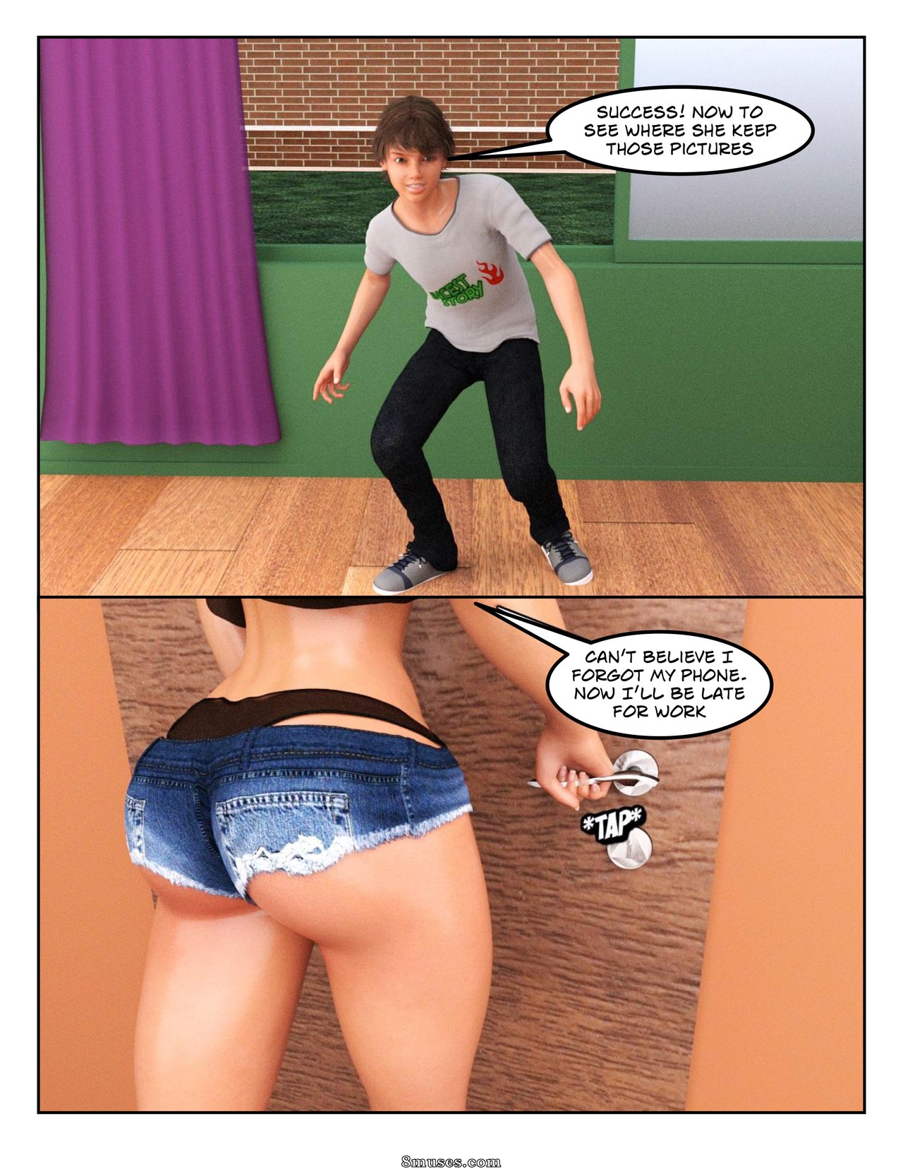 Icstor Comics - História de incesto - Parte 4- Nicole - Página 4