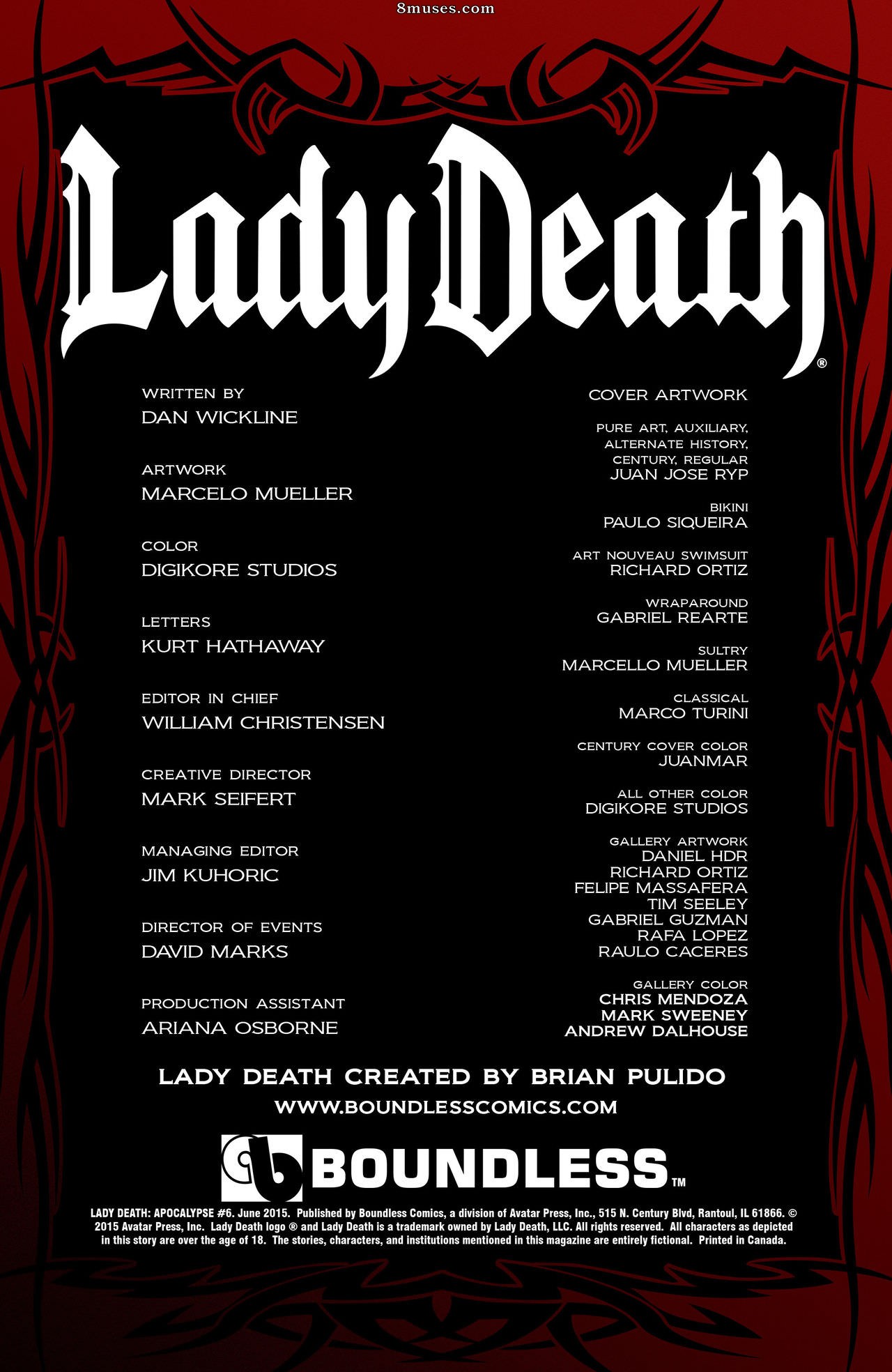 Lady Death - Apocalypse - Numéro 6 - Page 2