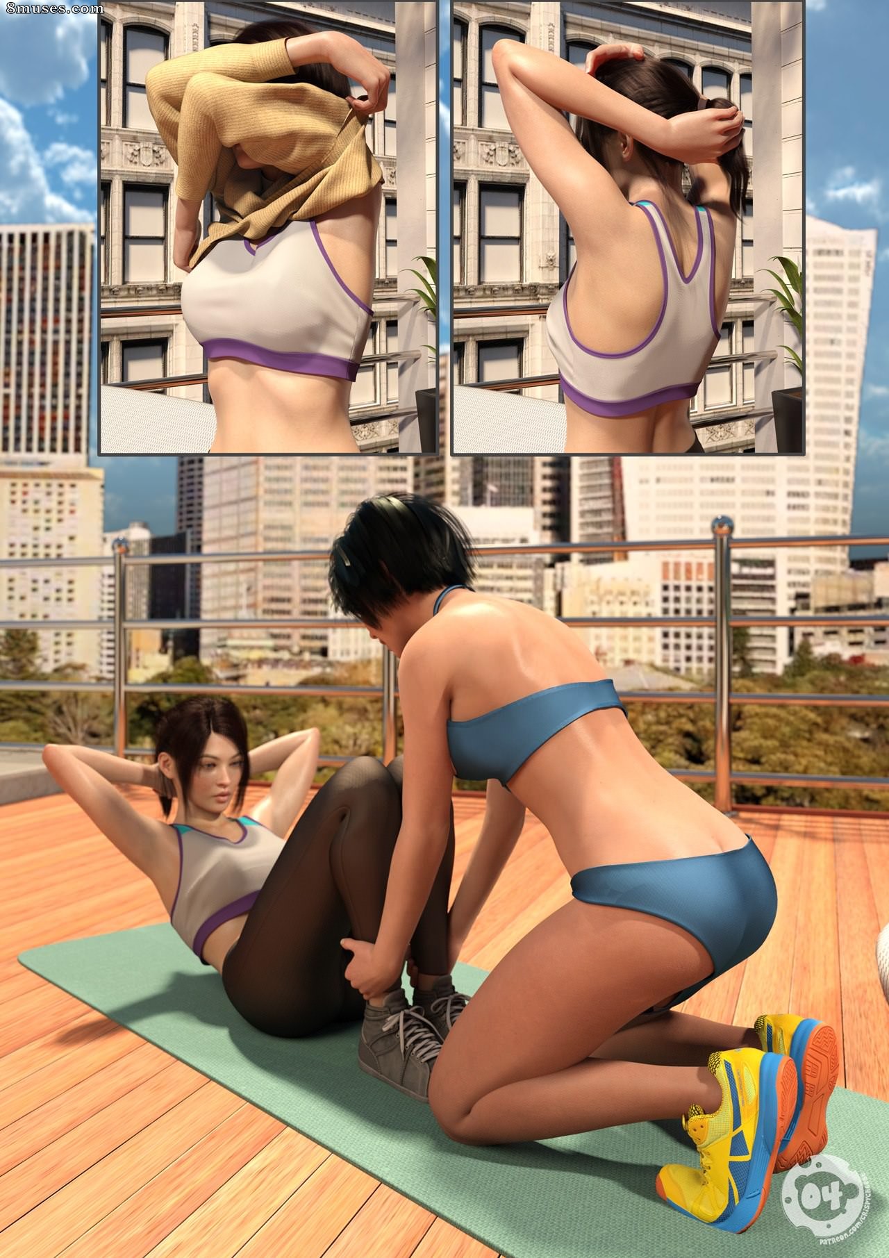 Hijab 3DX - Perda de controle - Sexercício da manhã - Página 5
