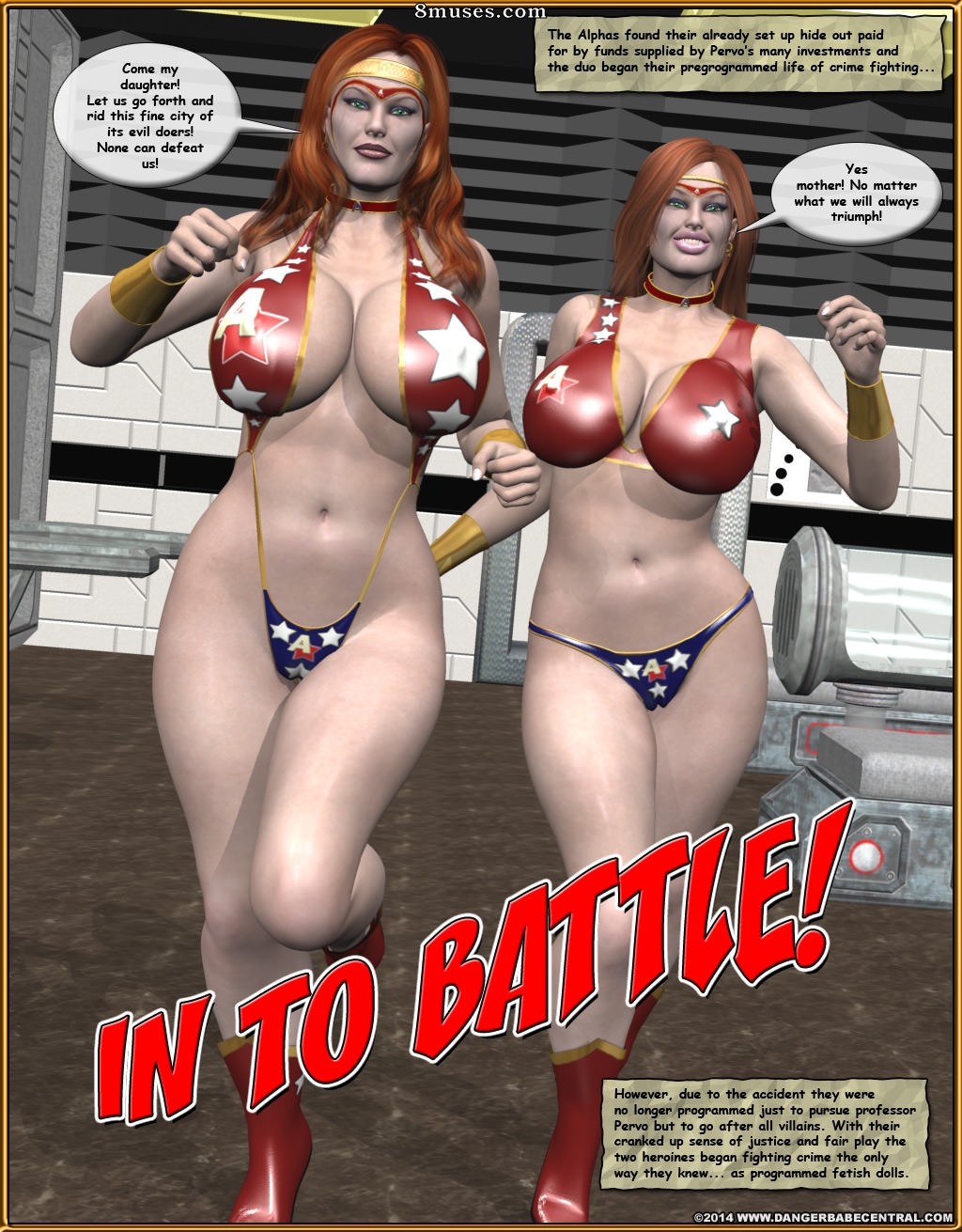 3D - Alpha Woman and Alpha Girl vs The Thunderbirds - Page 29