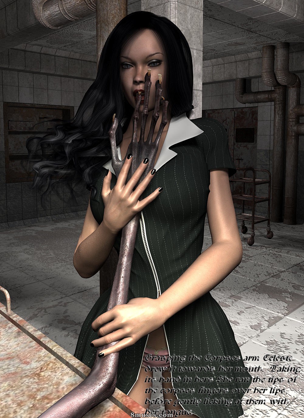DarkSoul3D Comics - Twisted Tales - Celeste The Mistress of Death - Page 5
