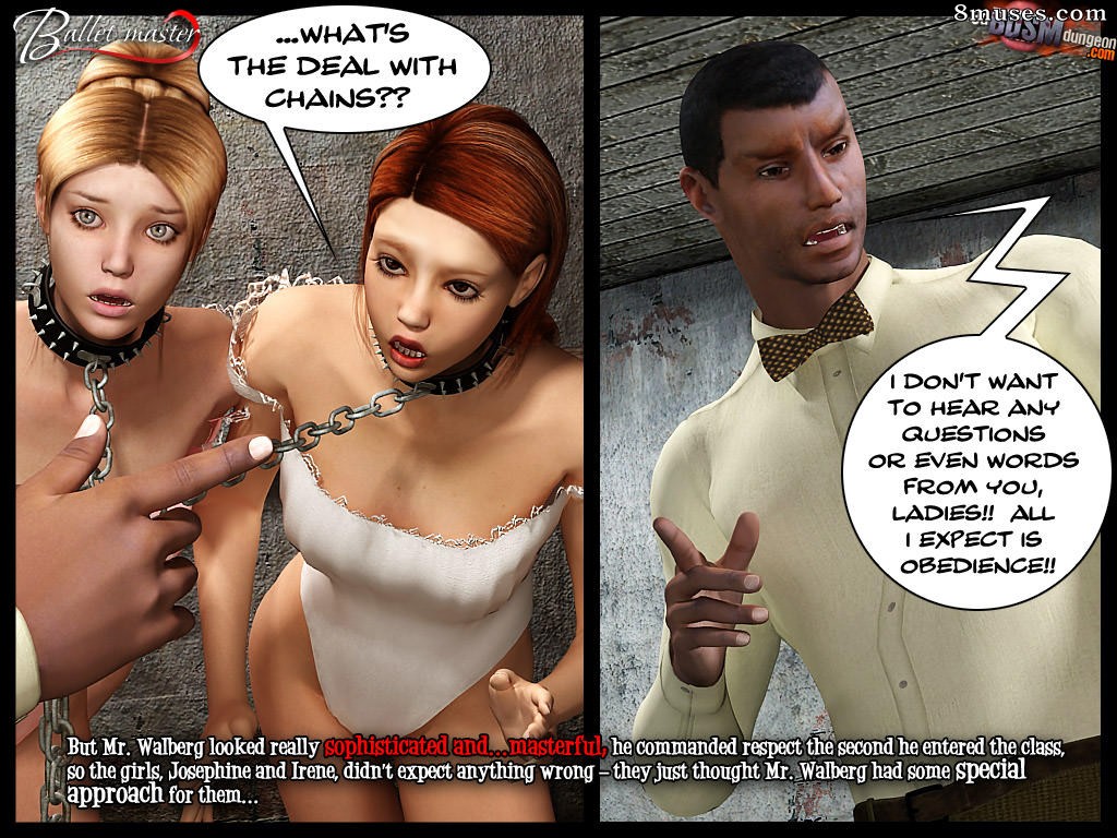 3D BDSM Dungeon Comics - Maestro de ballet - Página 3