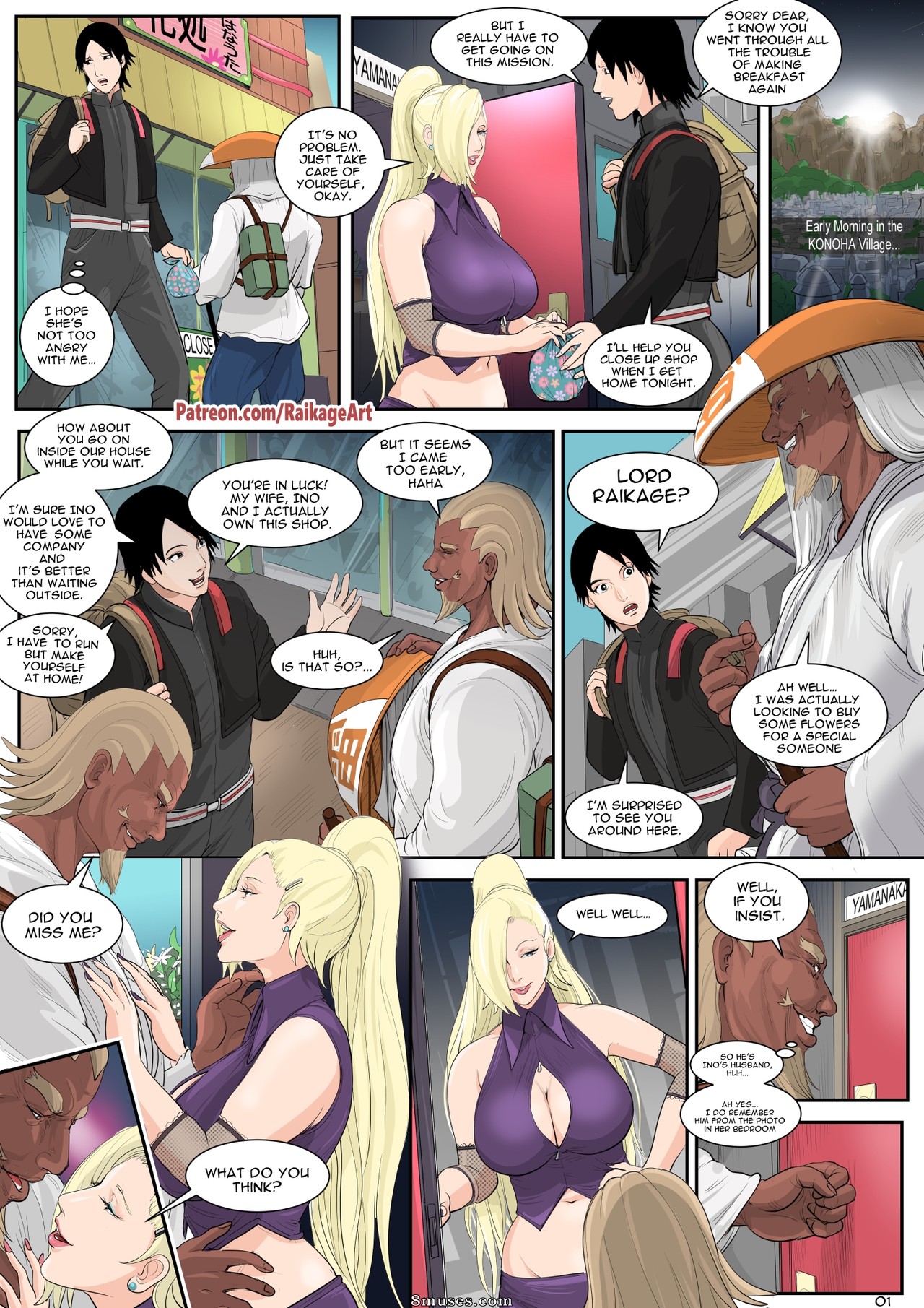 RaikageArt - Sichan - Secrets of The Flower Shop - Page 1