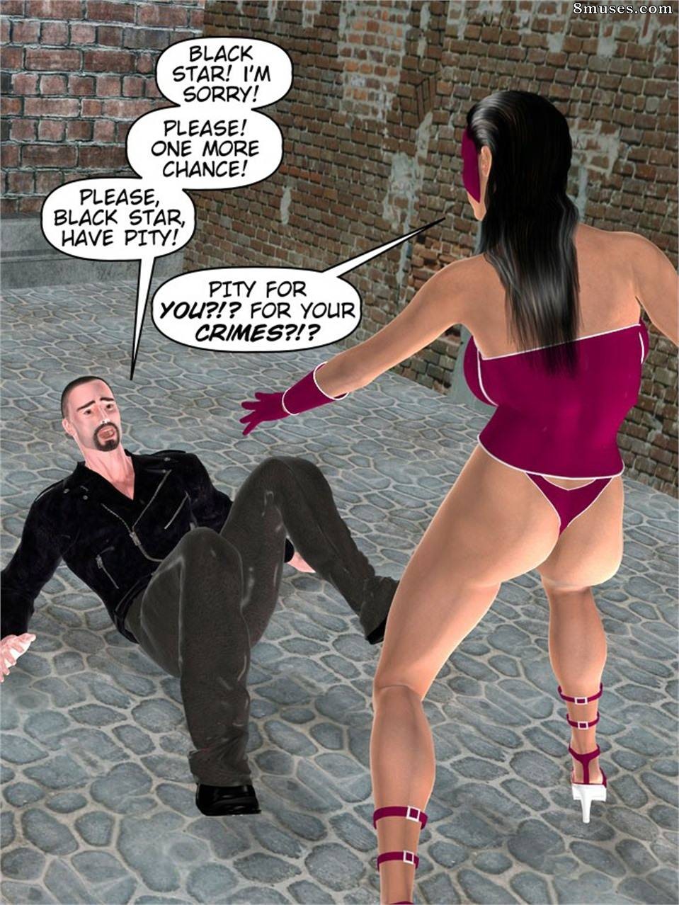 Captured-Heroines Comics - Estrela negra - Página 10