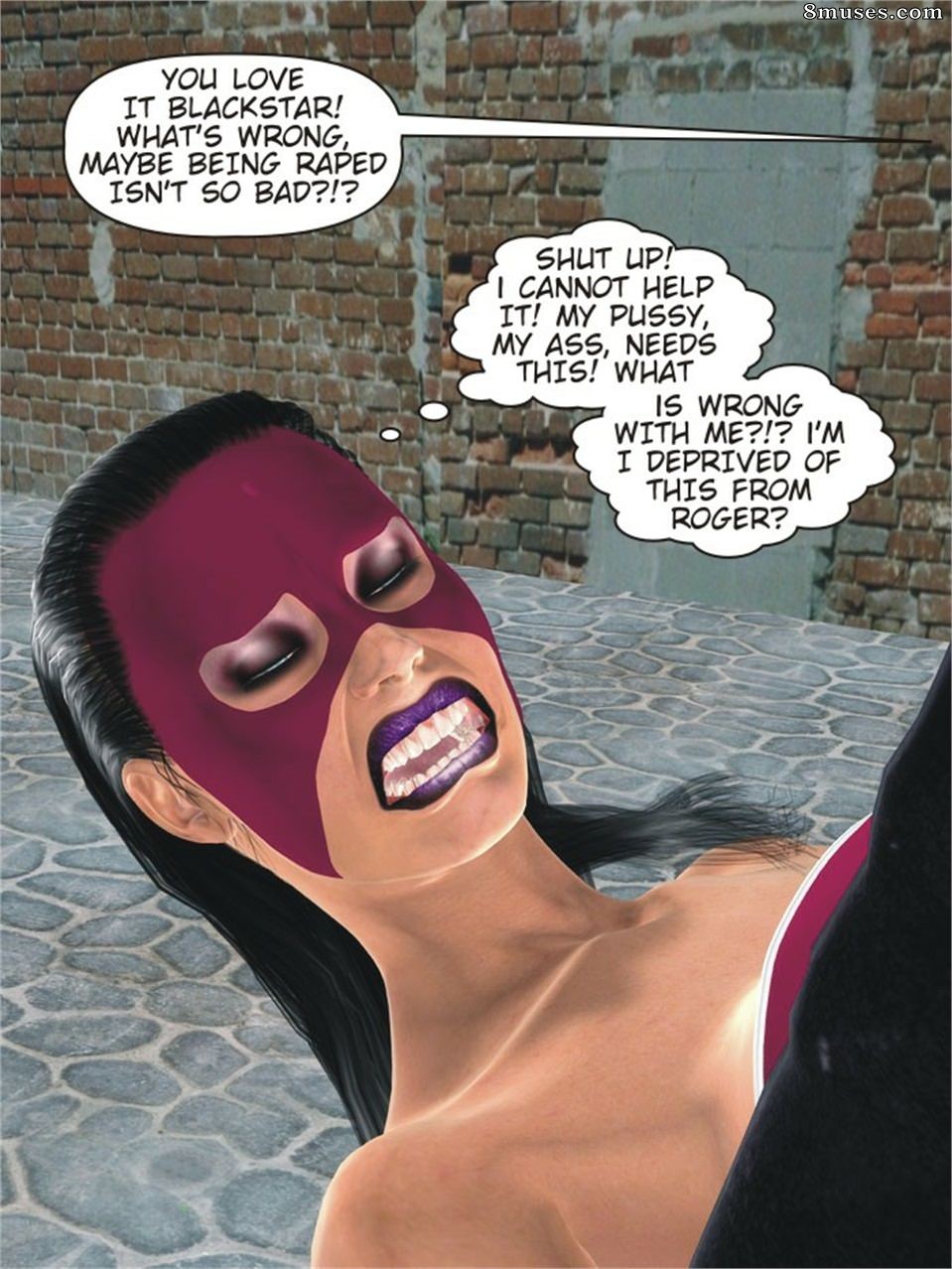 Captured-Heroines Comics - Estrela negra - Página 32