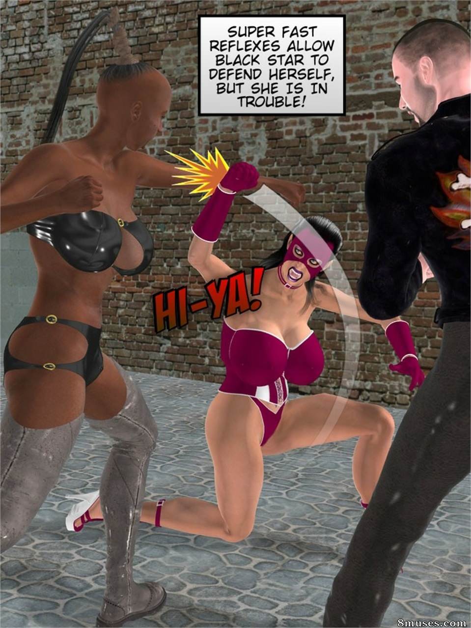 Captured-Heroines Comics - Blackened Star - Page 16