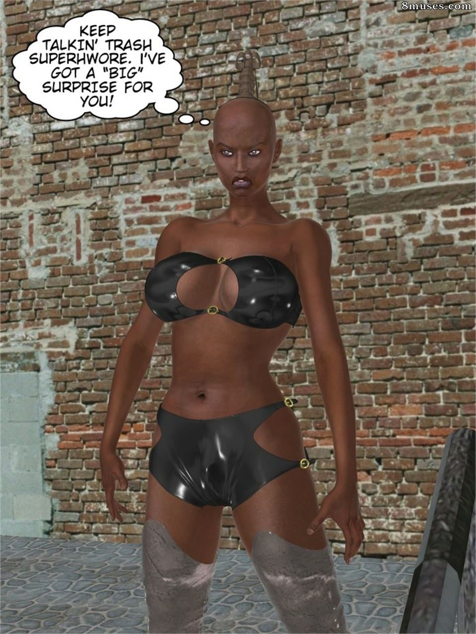 Captured-Heroines Comics - Estrela negra - Página 12
