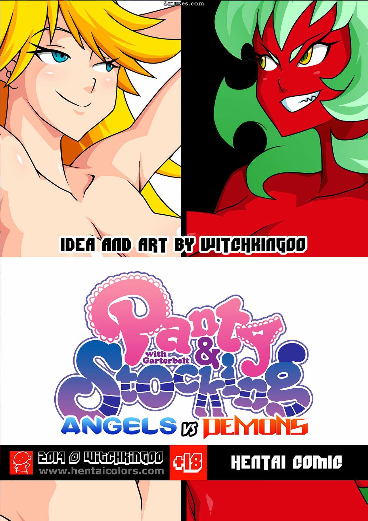 Witchking00 Comics - Panty and Stocking Angels vs Demons - Page 1