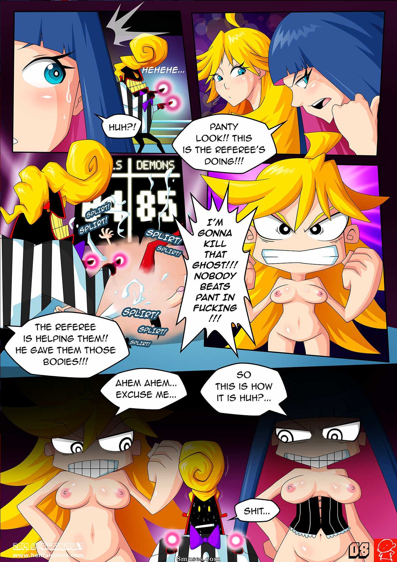 Page 9 | Witchking00-Comics/Panty-and-Stocking-Angels-vs-Demons | 8muses -  Sex Comics