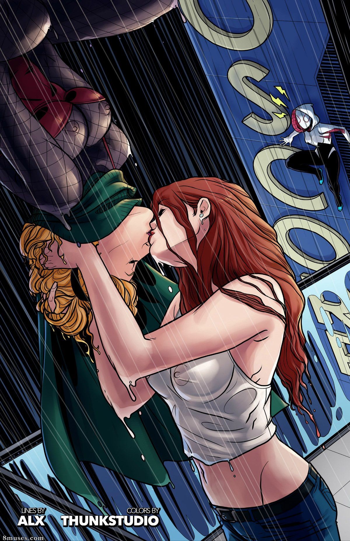 Tracy Scops Comics - Ghost Spider VS. Green Goblin - Page 2