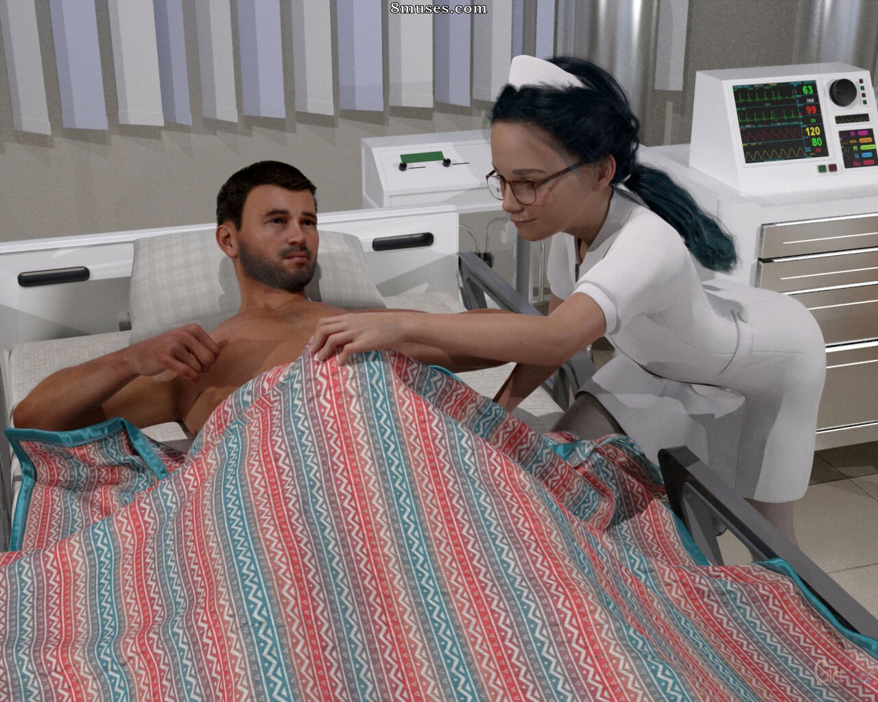 Giganax - Special Care From Slutty Nurse - Page 7