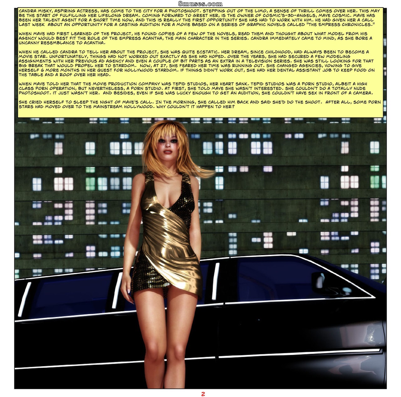 Digital Empress-Captain Trips Comics - The Actress - Page 2