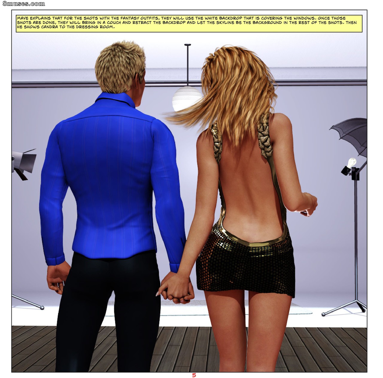 Digital Empress-Captain Trips Comics - The Actress - Page 5