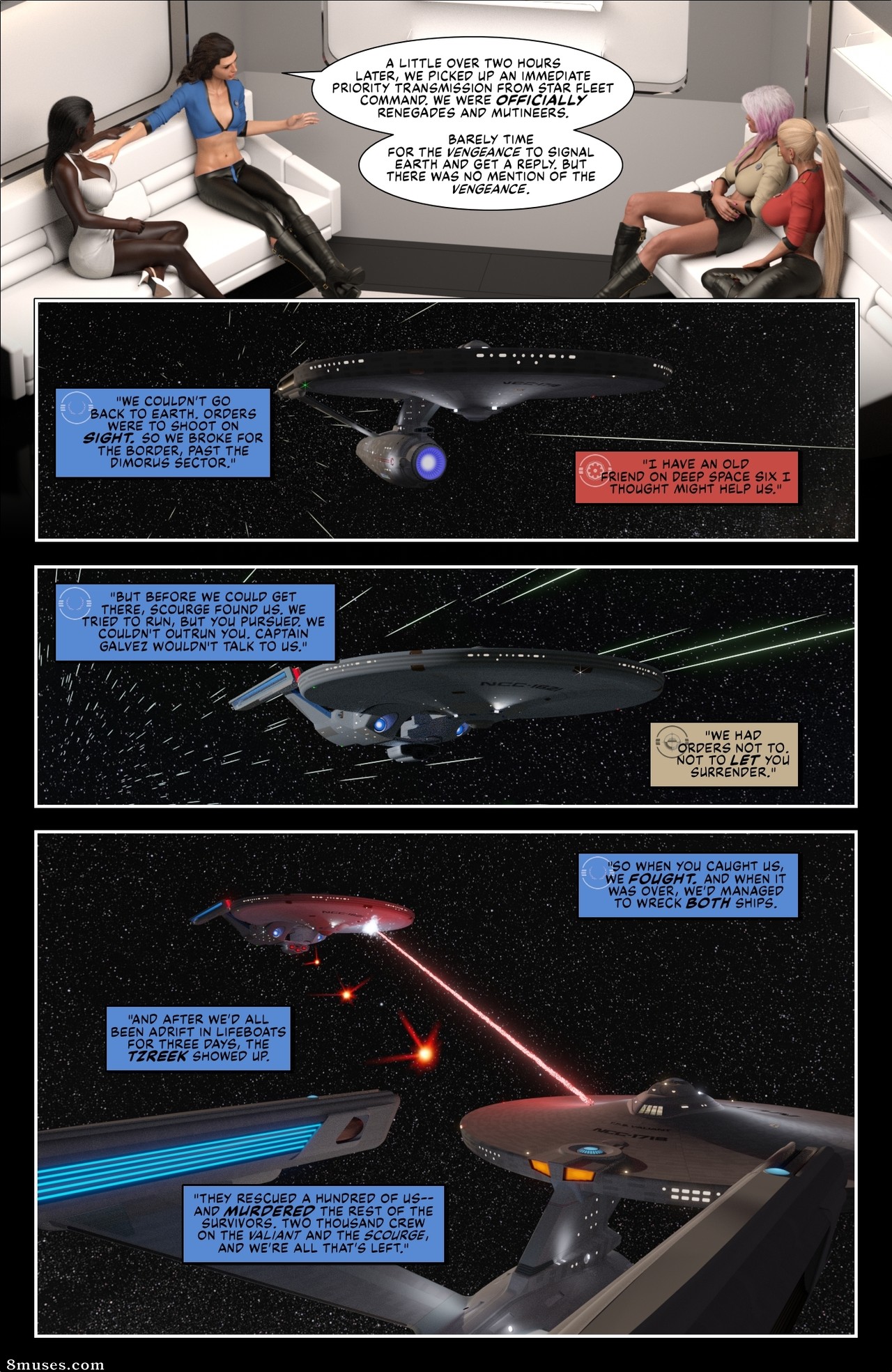 DangerousLines Comics - Pirates of the Coal Sack - Sailing from Seville - Page 9