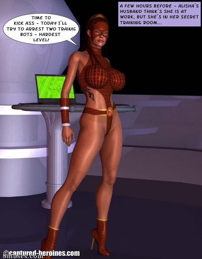 Captured-Heroines Comics - Mamba roja - Un mal día - Página 6