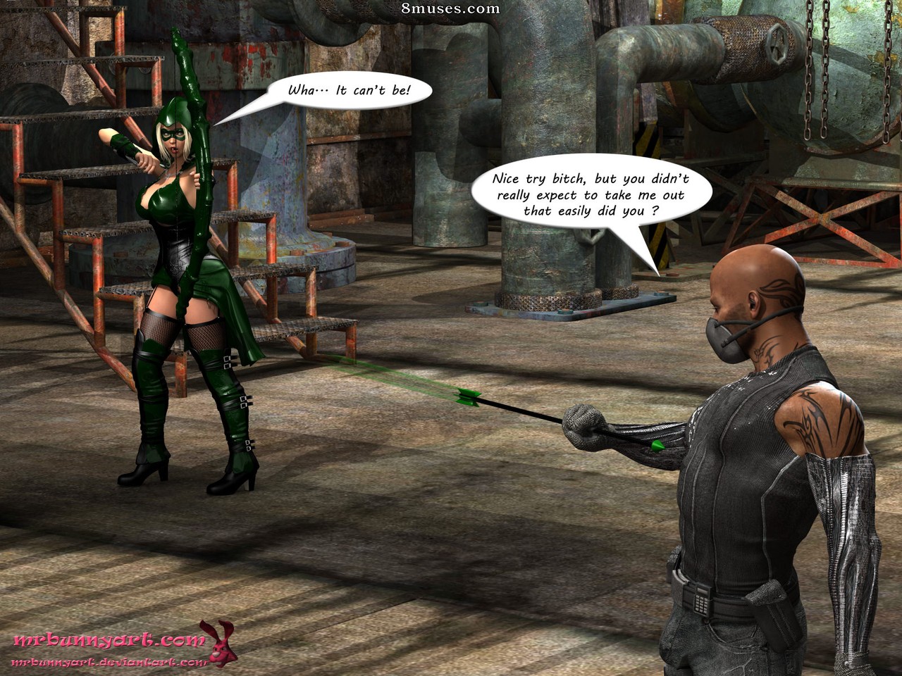 MrBunny Comics - Miss Arrow Vs Cain - Page 7