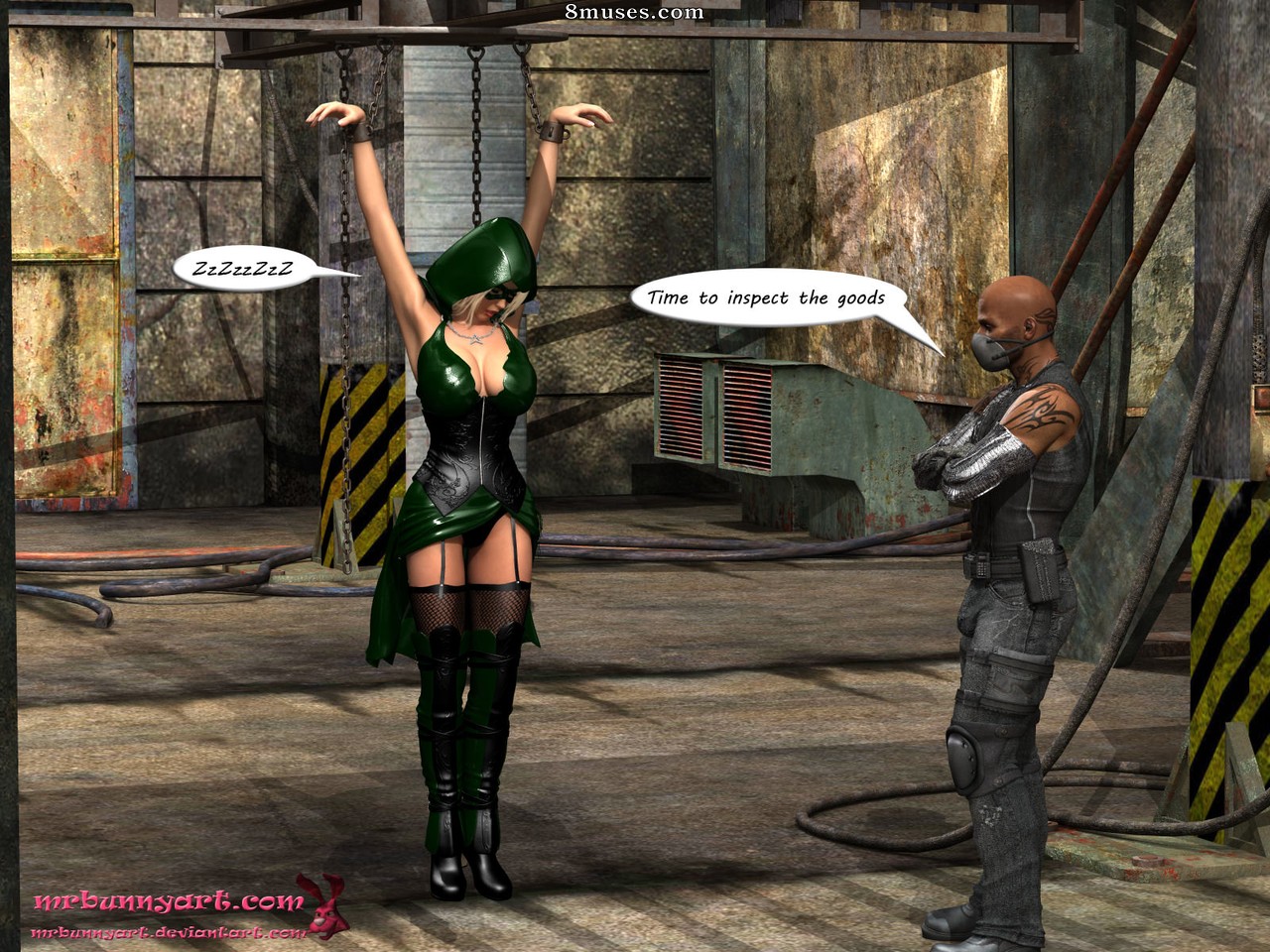 MrBunny Comics - Miss Arrow Vs Cain - Page 16