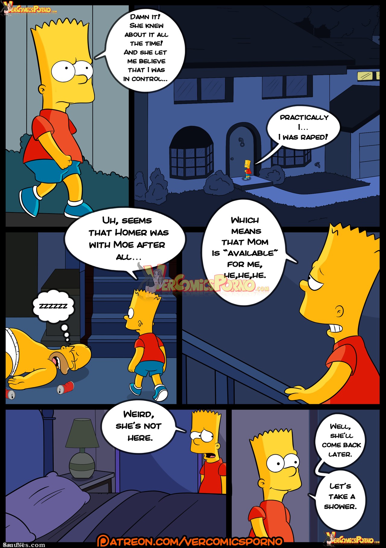 Los Simpson - Viejos hábitos - Número 8 - Inglés - Página 35