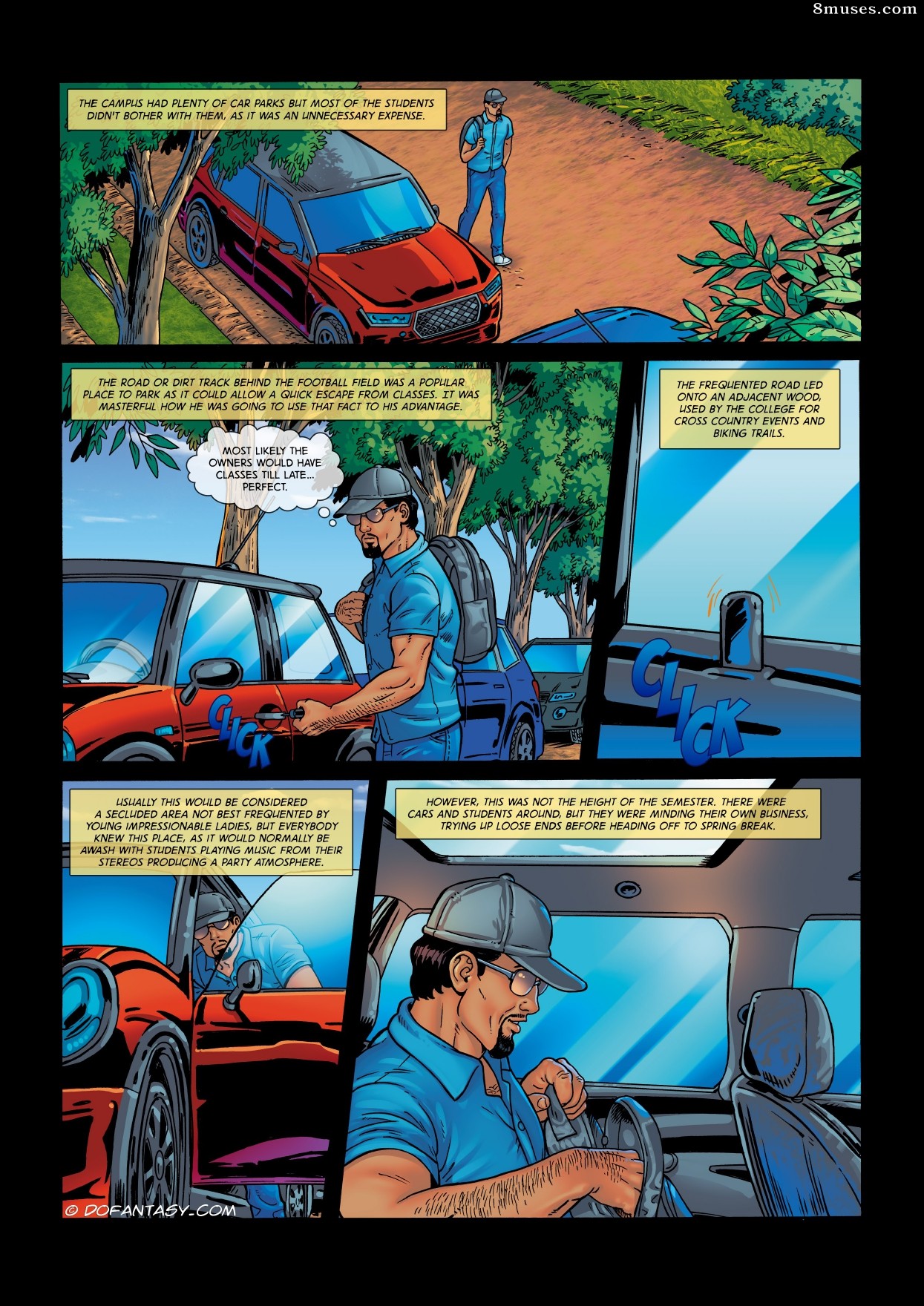 Fansadox Comics - Fansadox 636 - Vojages of the Trader vol. 2.1 - College entry - Moffett - Page 8
