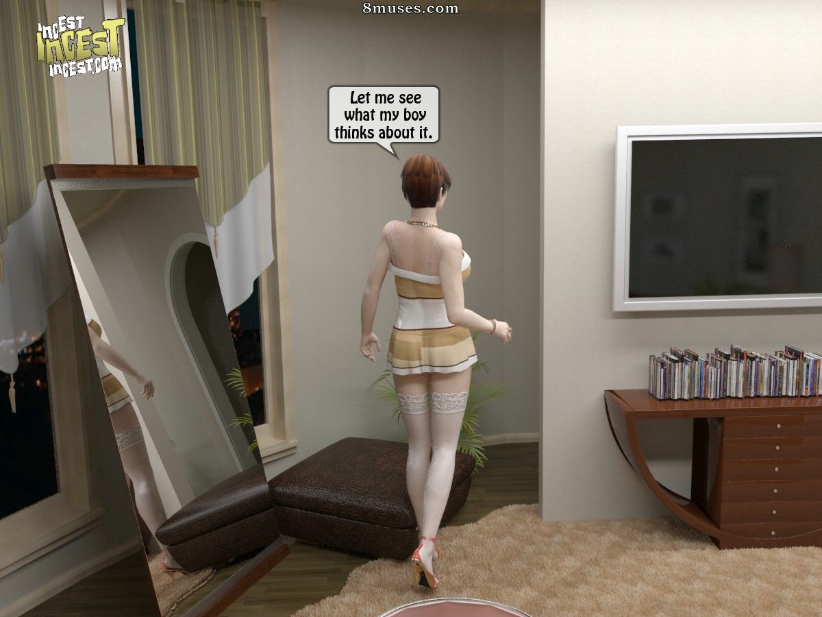 IncestIncestIncest.com Comics - Atrapado masturbándose con mamá - Página 3