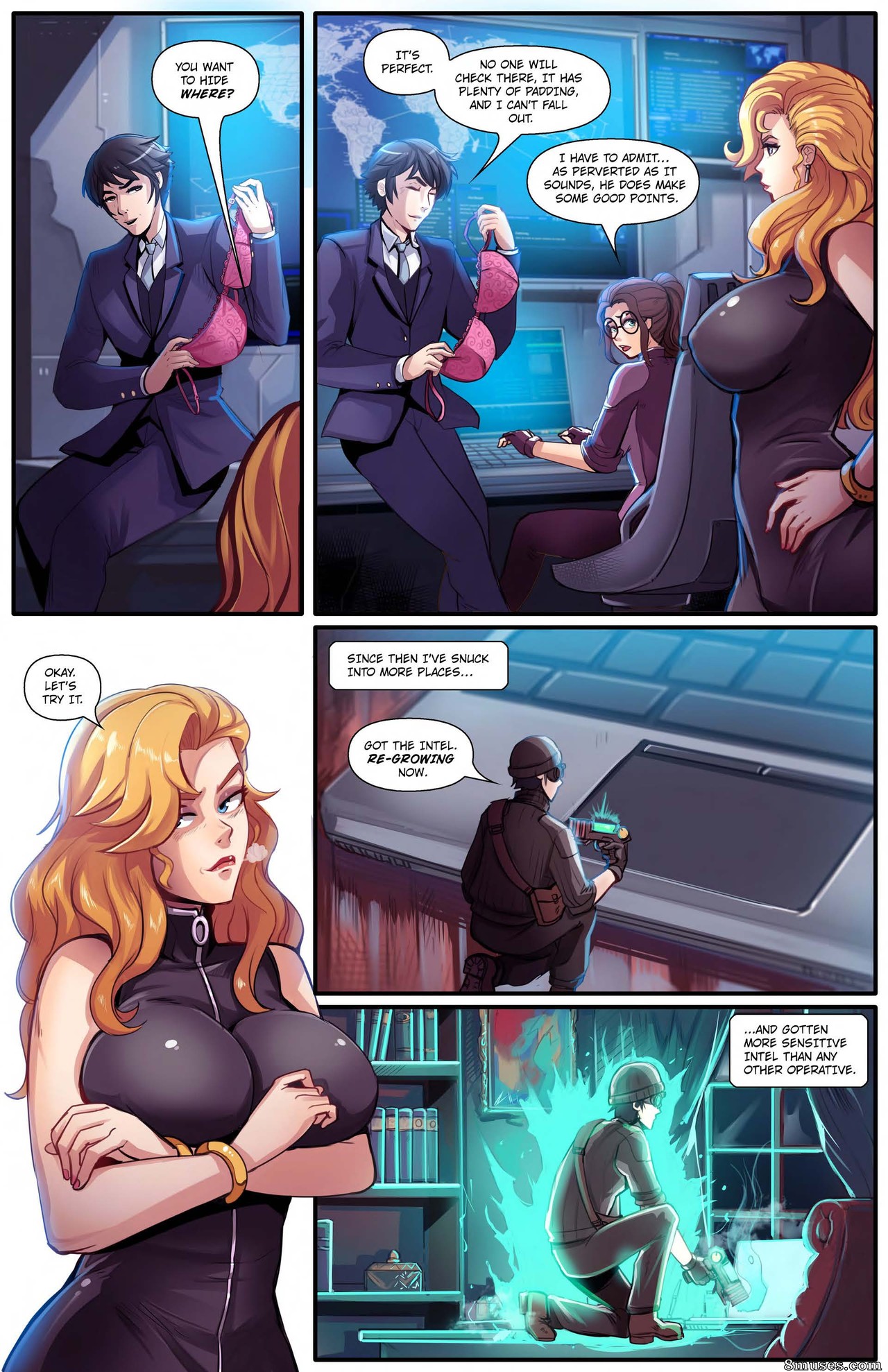 Page 5 | Giantess-Fan-Comics/Super-Spy/Issue-1 | 8muses - Sex Comics