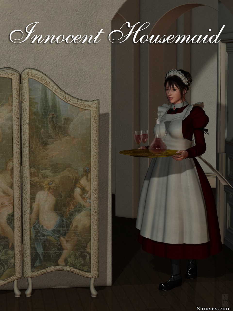 Kunimasa - Innocent Housemaid - Page 1