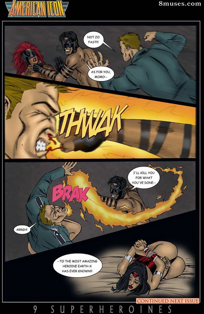 9 Superheroines Comics - American Icon - Friends and Foes Part 3 - Page 21