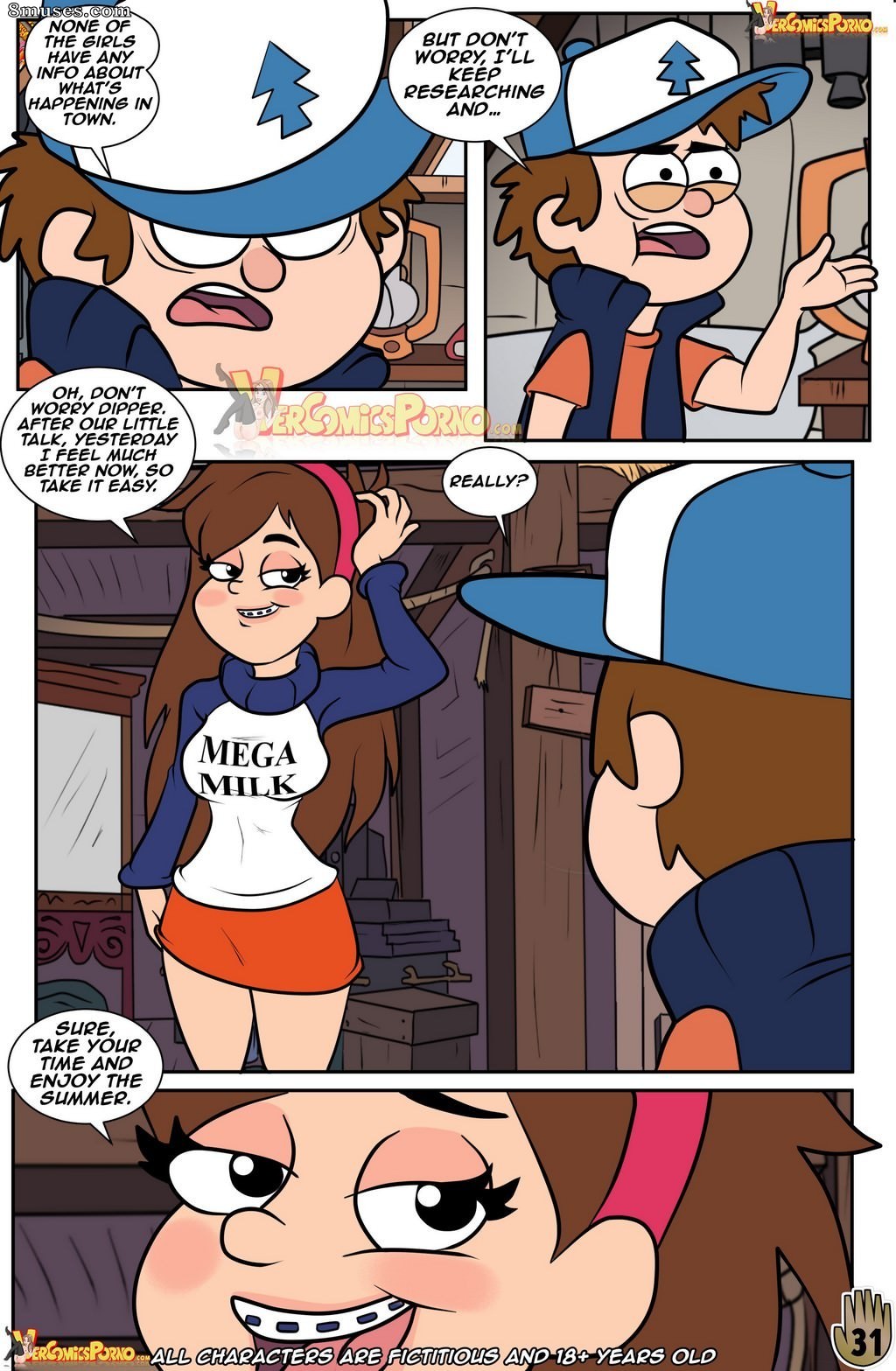 Page 32 | Various-Authors/Drah-Navlag/Gravity-Falls-A-Summer-of-Pleasure/Issue-3-English  | 8muses - Sex Comics