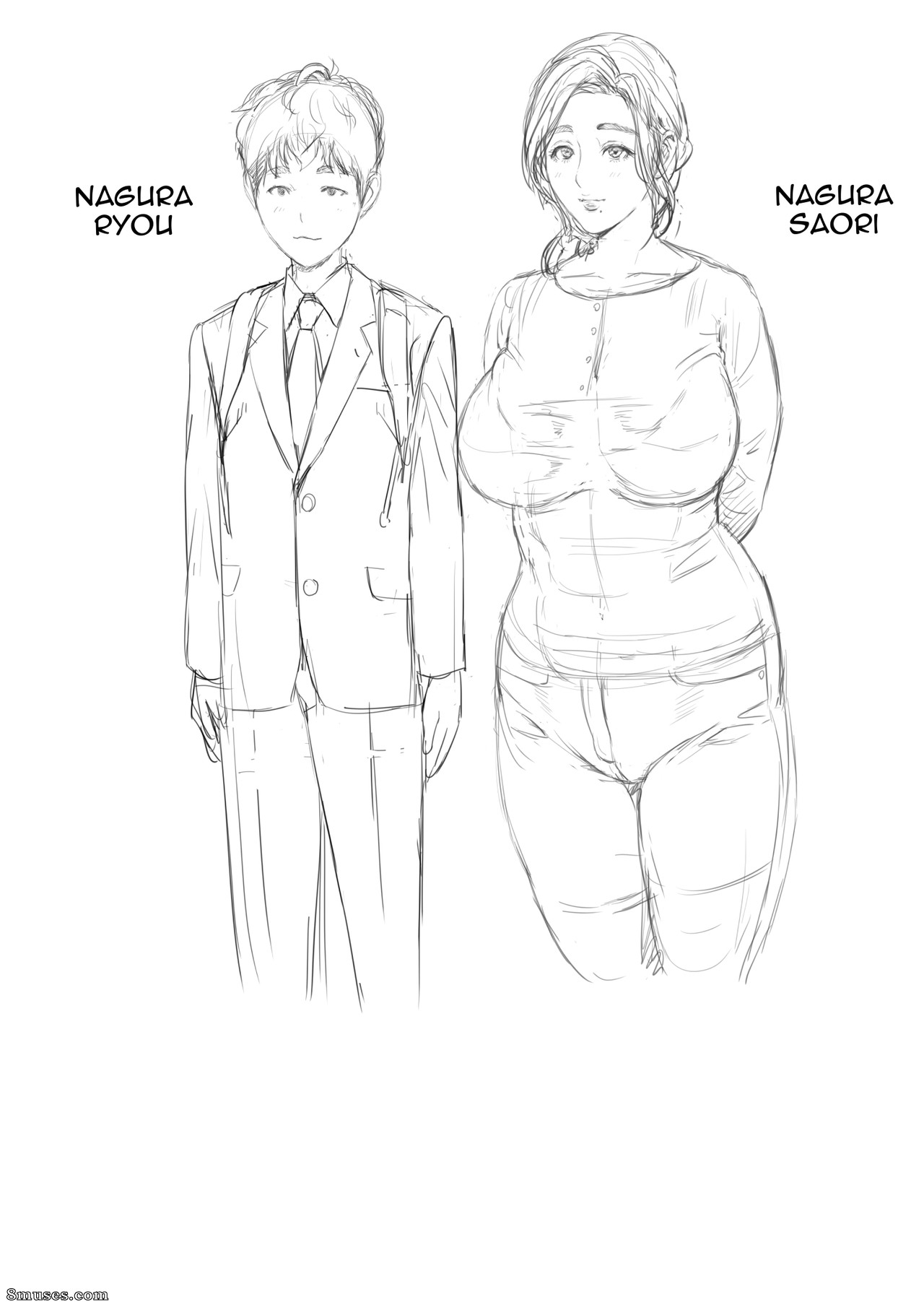 Hyji - Haiji - Hy-dou - Neighborhood Seduction - Mother Lures Son for a Night Visit! - Page 2