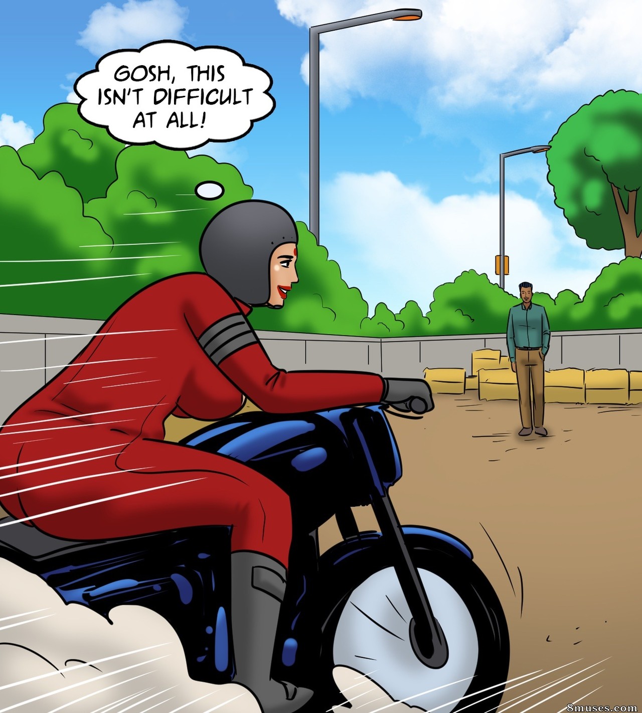 Velamma - Edição 119 - Garota motociclista - Página 53