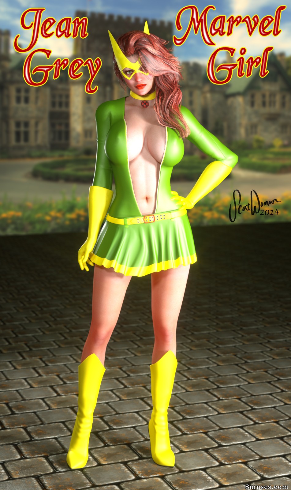 MiriamGarrity - Jean Grey, Bitch in Heat - Page 1