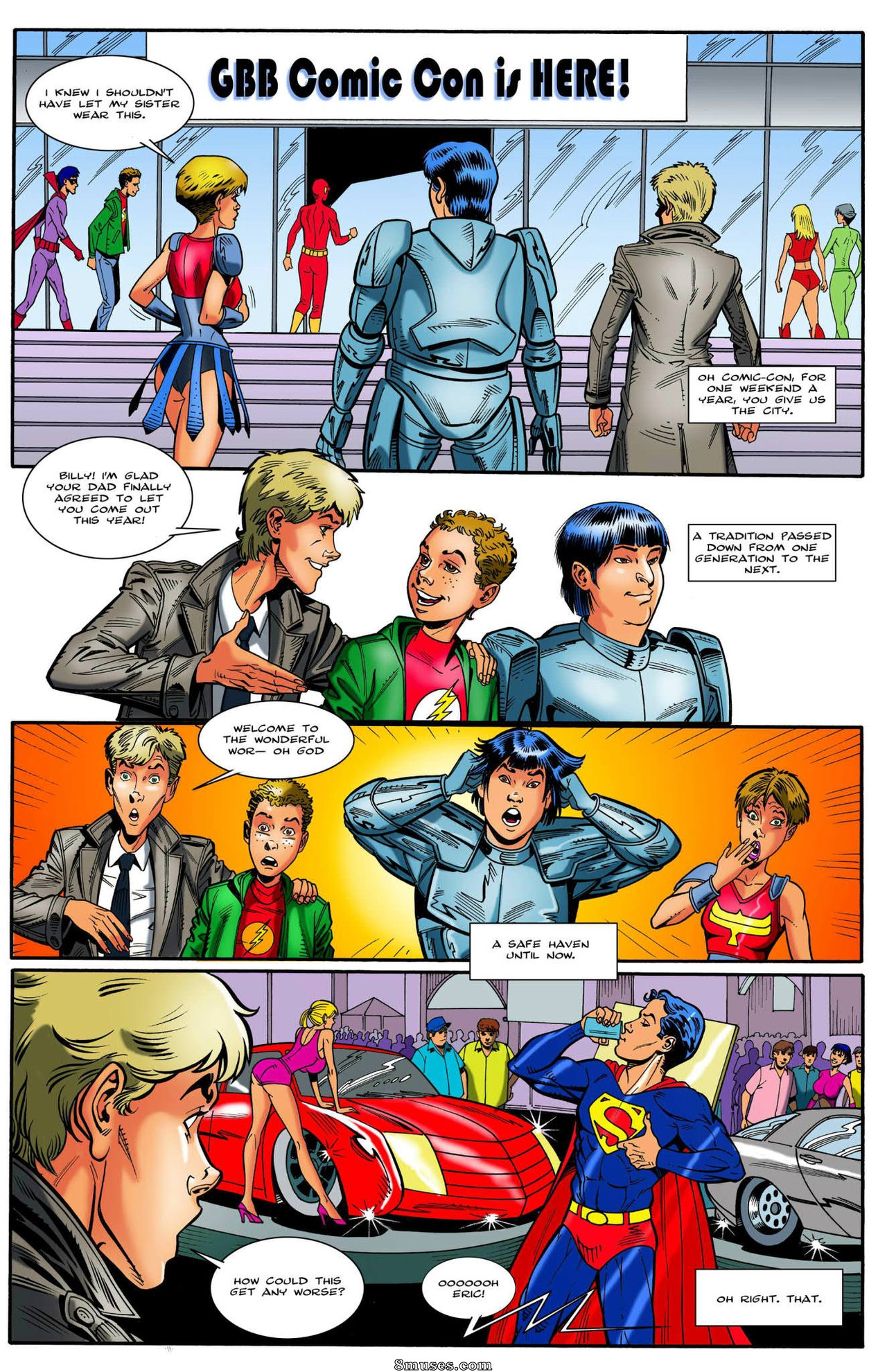 BE Story Club Comics - Kinky Comic Convention - Page 3