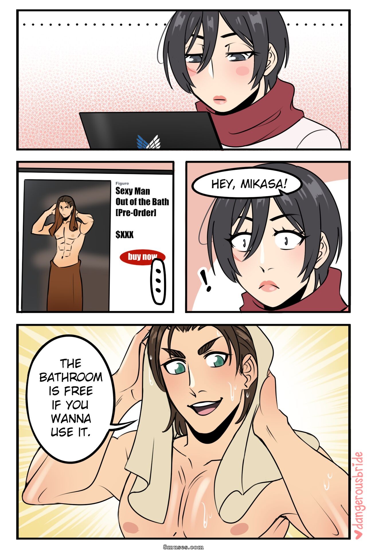Dangerous Bride - Mikasa Ackermann (Attack on Titan) - Page 3