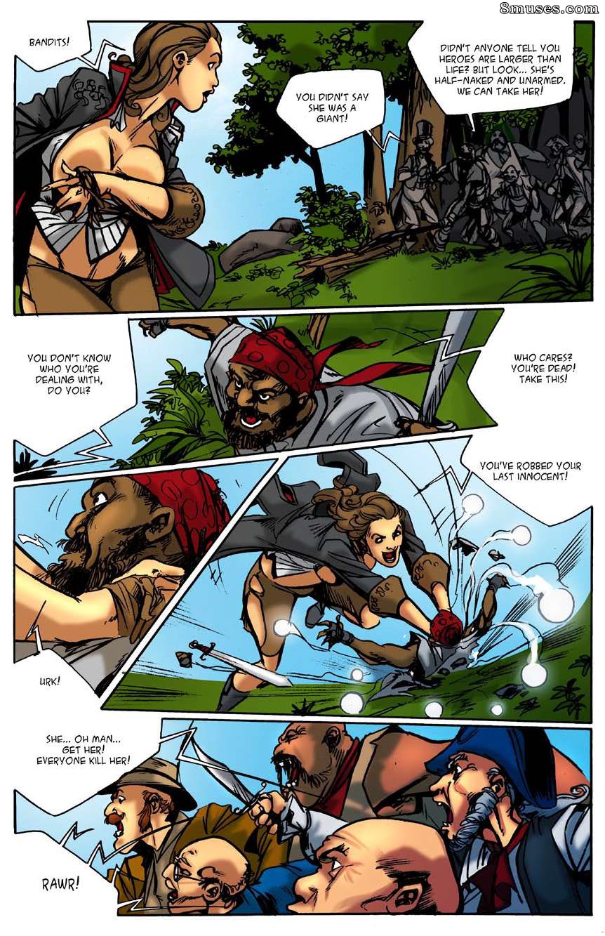Giantess Club Comics - Herói do tamanho - Página 8