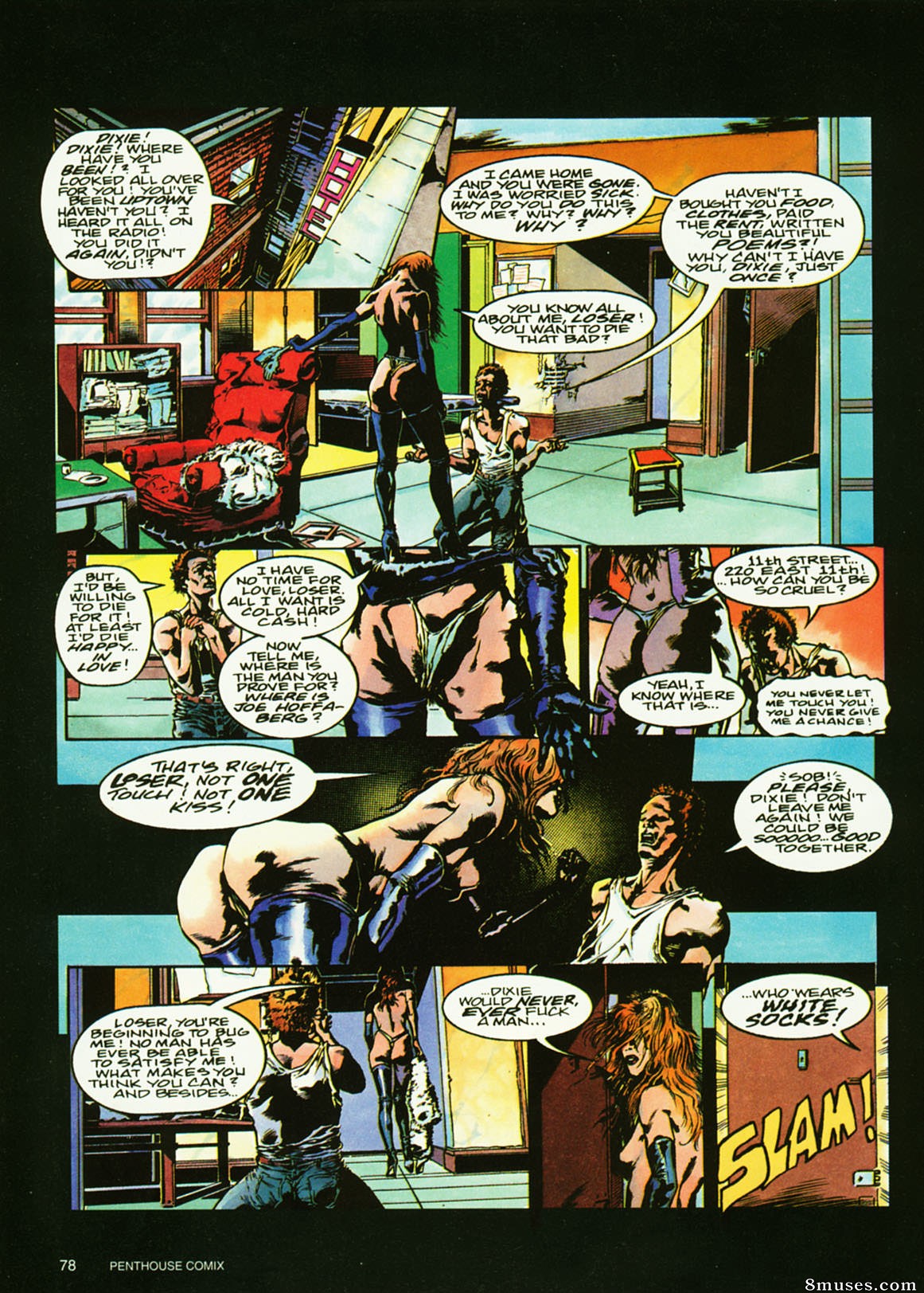 Penthouse Comics - Dixie Snakeyes - Página 3