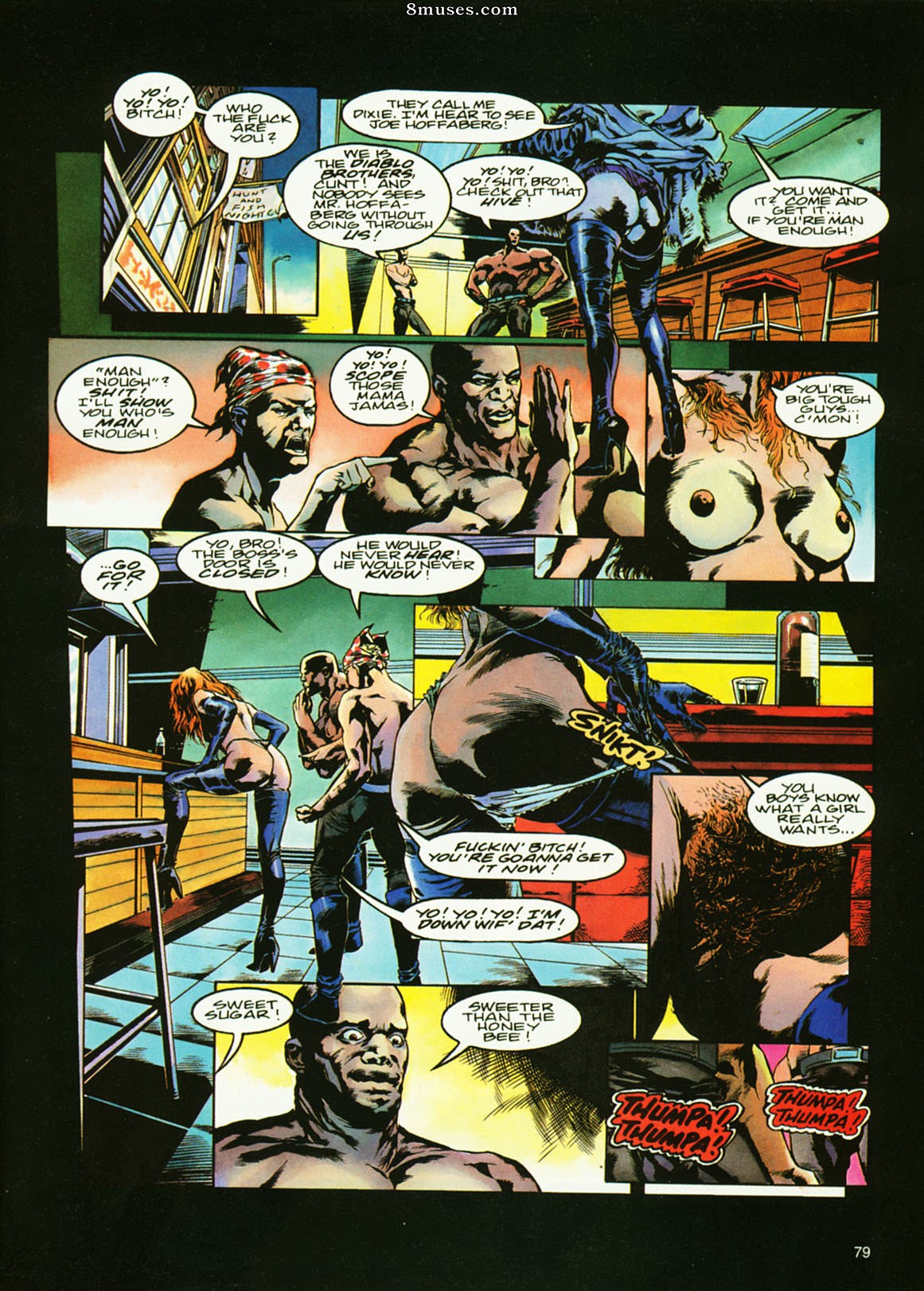 Penthouse Comics - Dixie Snakeyes - Página 4