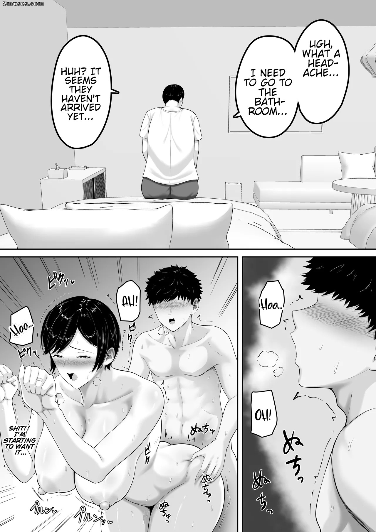 Kuruto - Sexless no Kyonyuu Haha ni Nori de Kisaseta Mizugi - Page 22