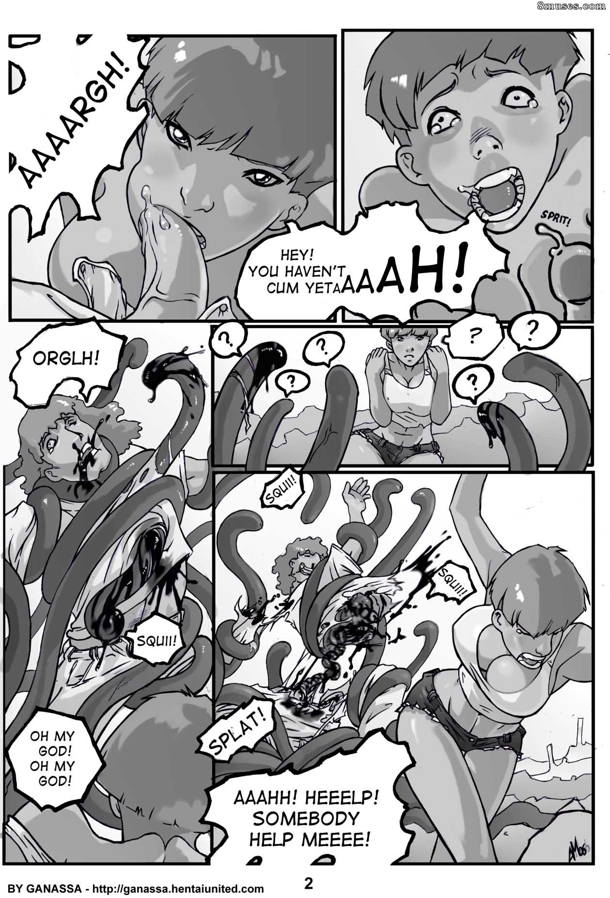 Ganassa Comics - Garota de tentáculos - Página 3