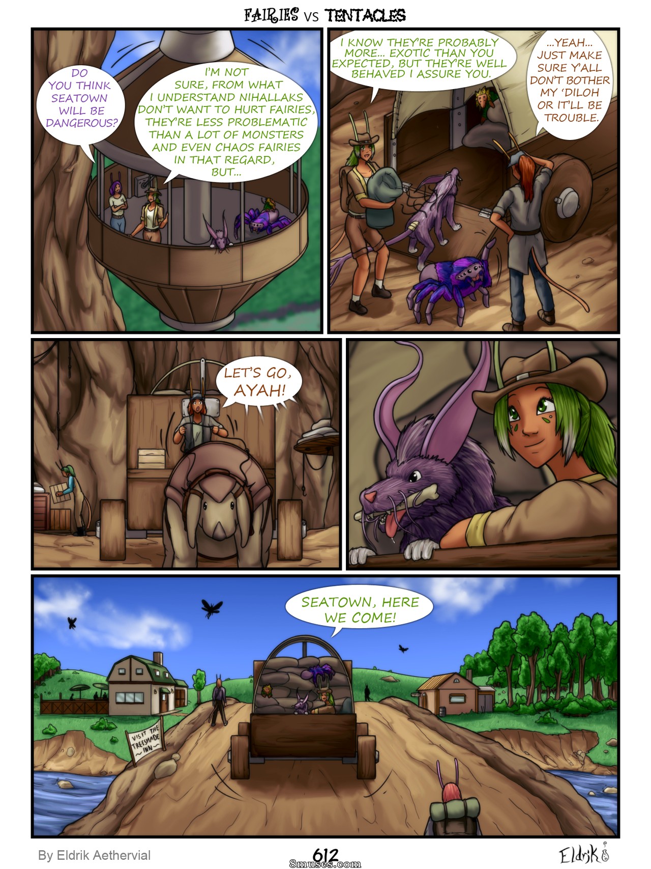 BobbyDando - Eldrik Aethervial - Fairies vs Tentacles - Page 613