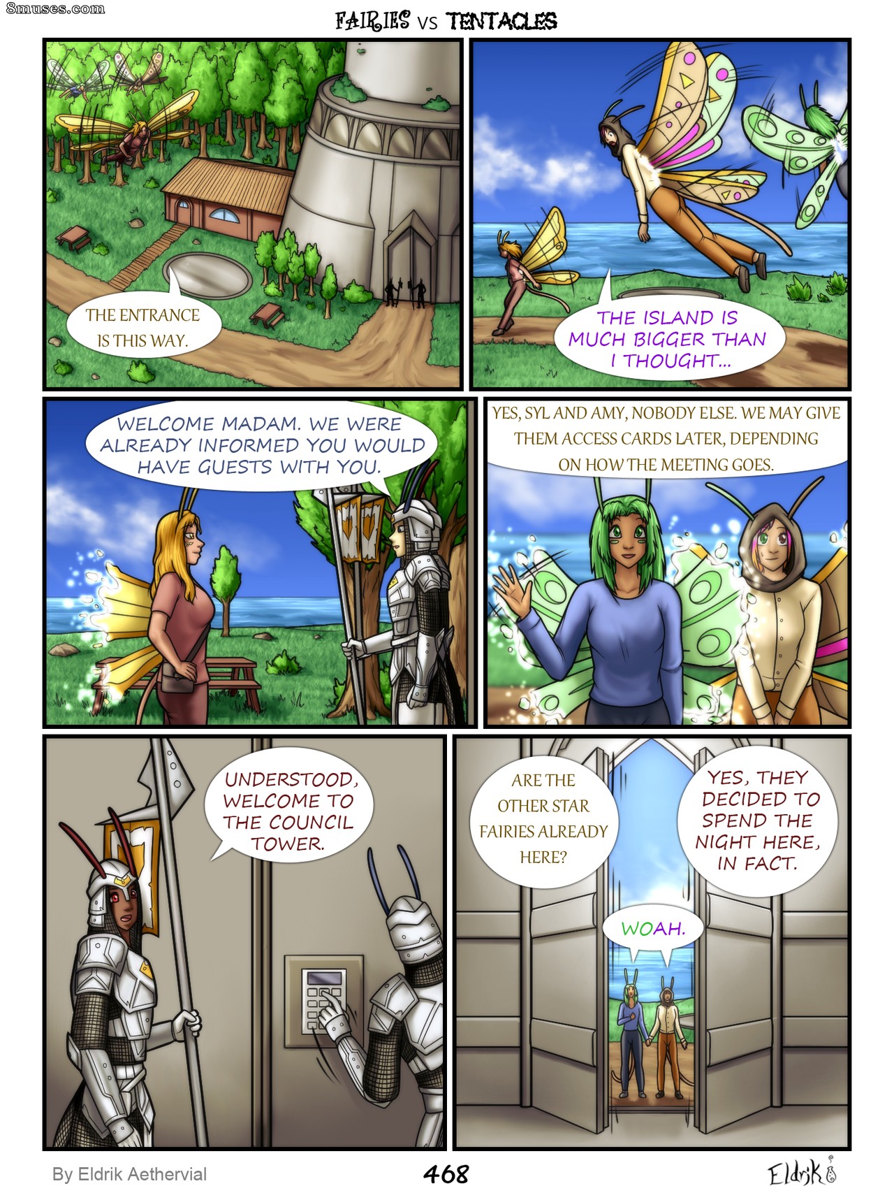 BobbyDando - Eldrik Aethervial - Fairies vs Tentacles - Page 469