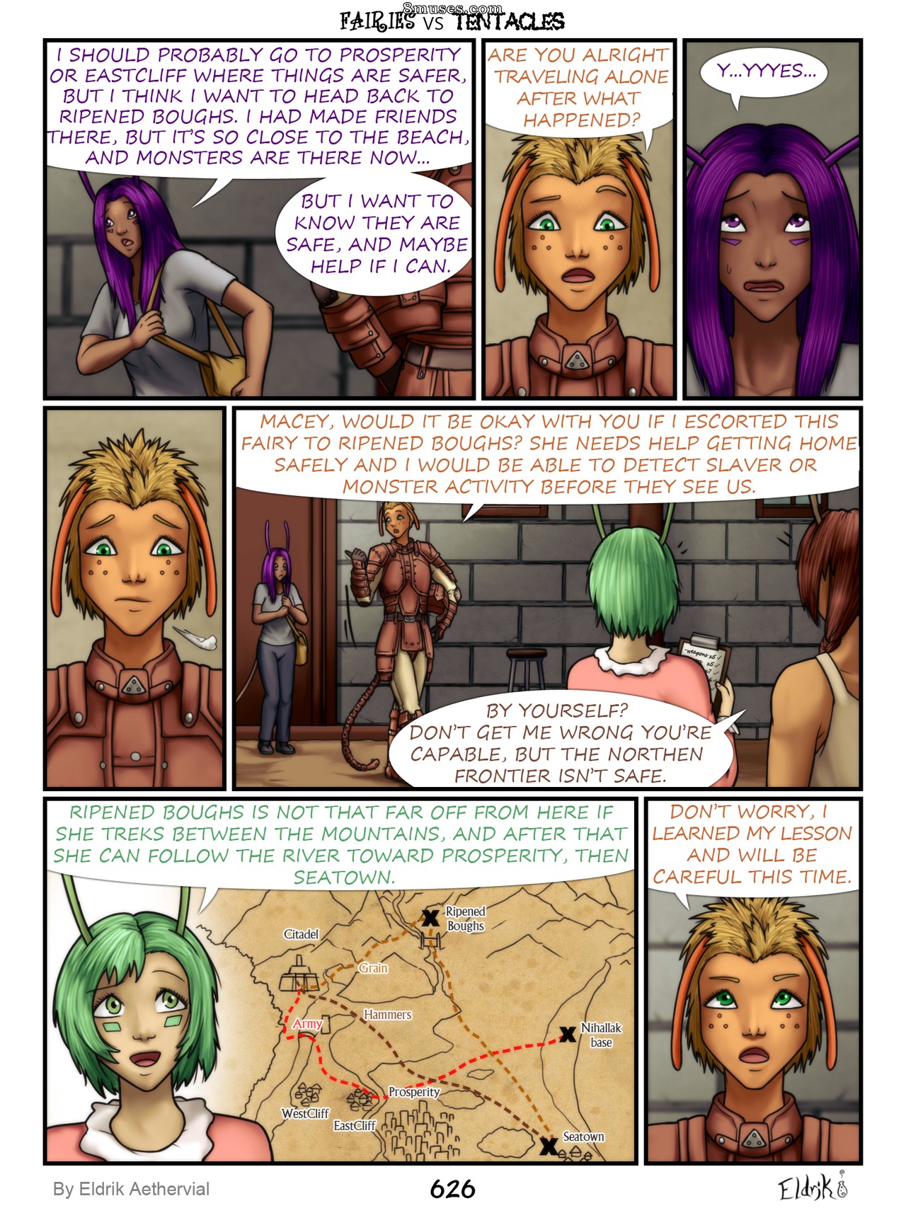 BobbyDando - Eldrik Aethervial - Fairies vs Tentacles - Page 627