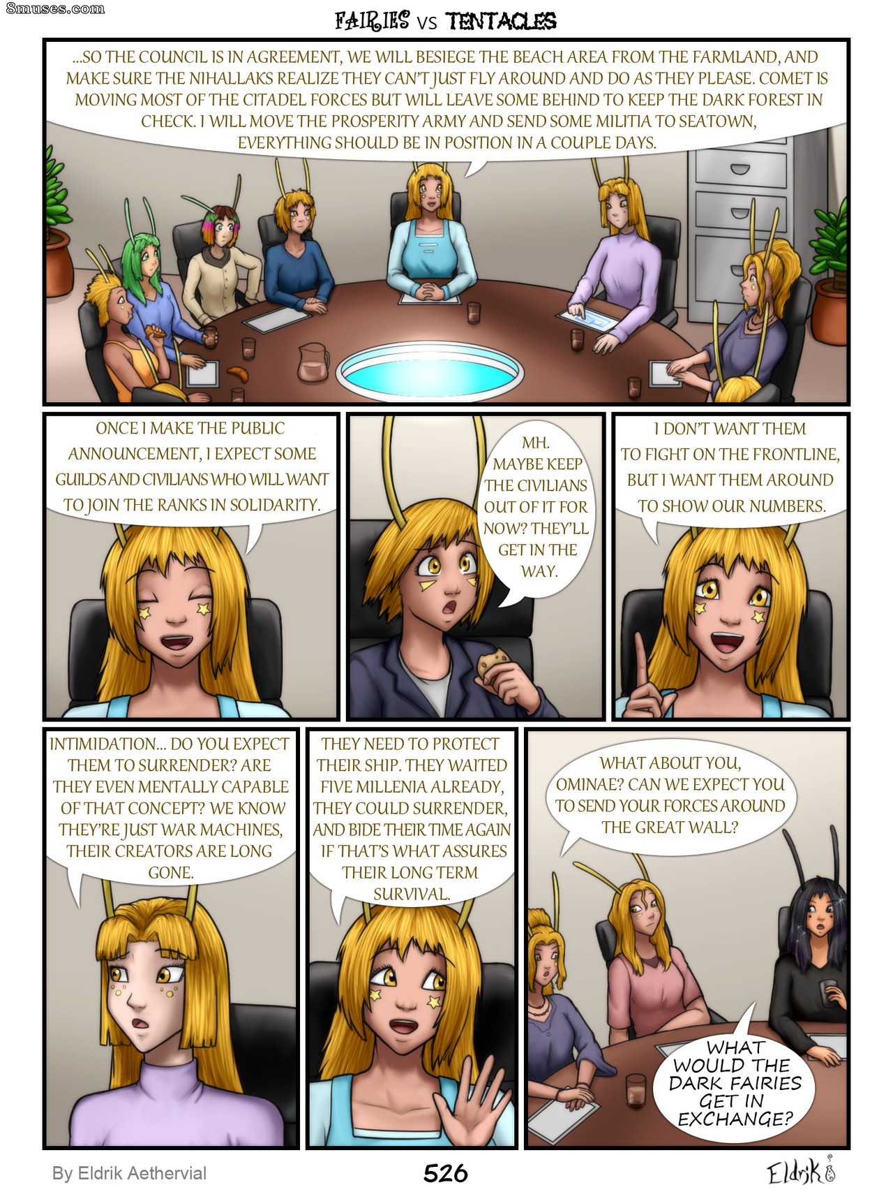 BobbyDando - Eldrik Aethervial - Fairies vs Tentacles - Page 527
