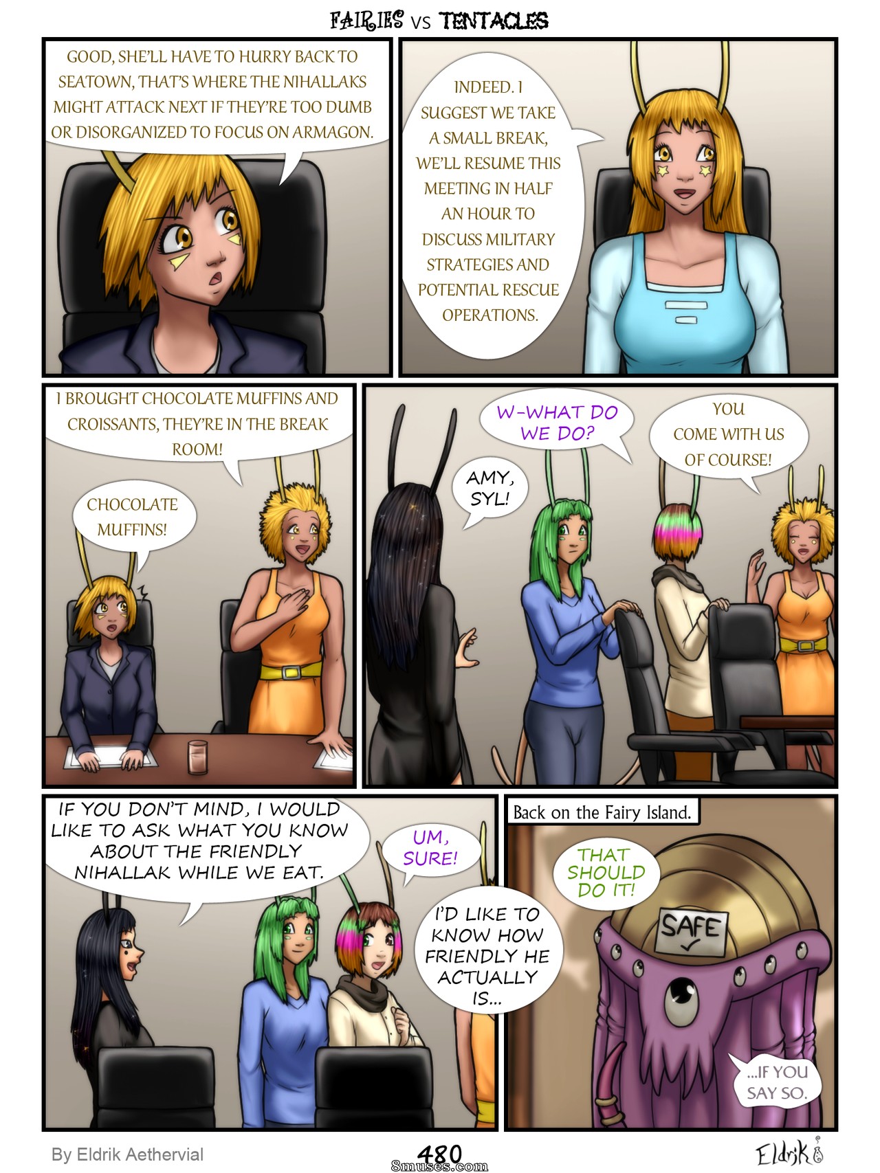 BobbyDando - Eldrik Aethervial - Fairies vs Tentacles - Page 481
